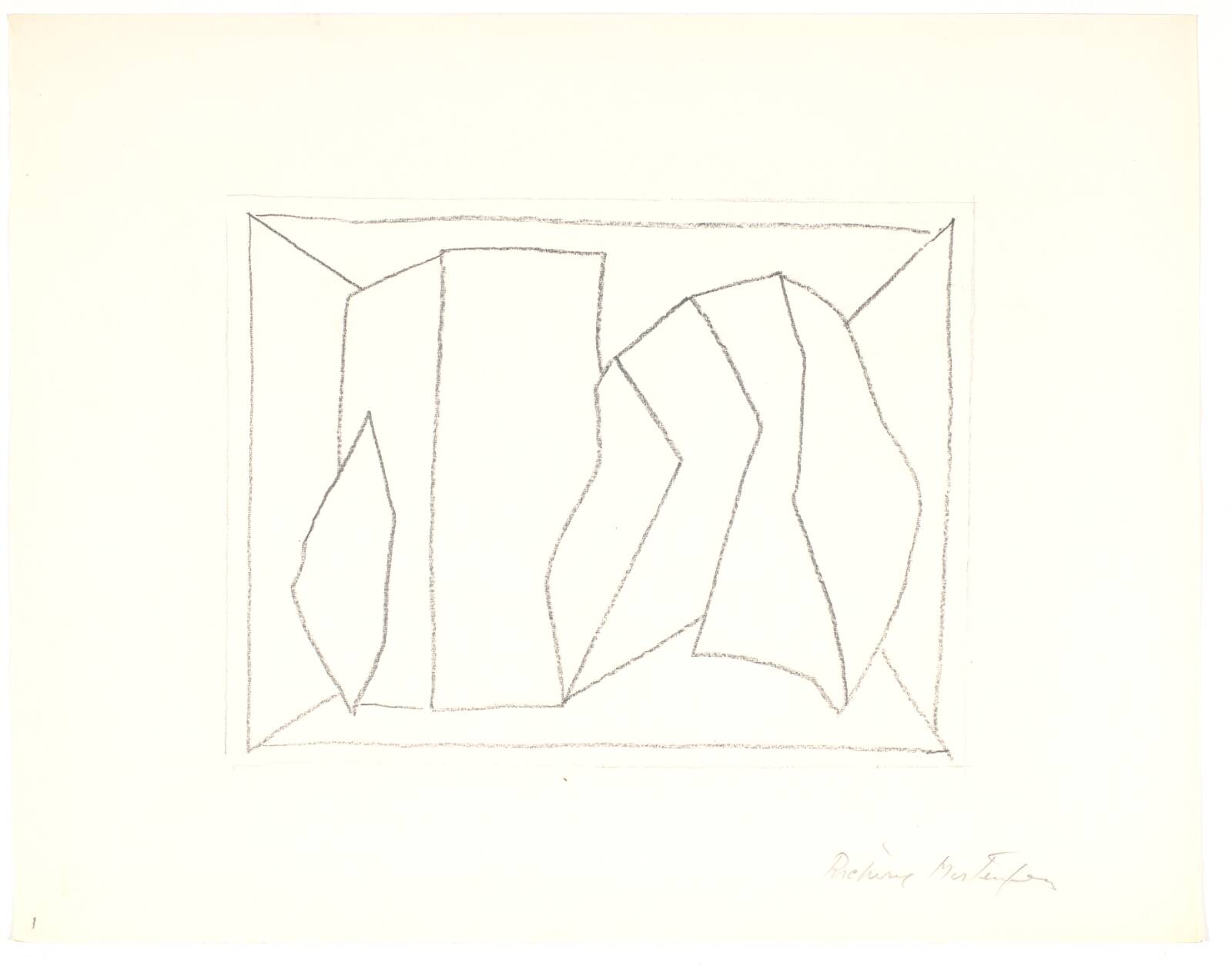 Uden titel, Richard Mortensen, 1956-1958