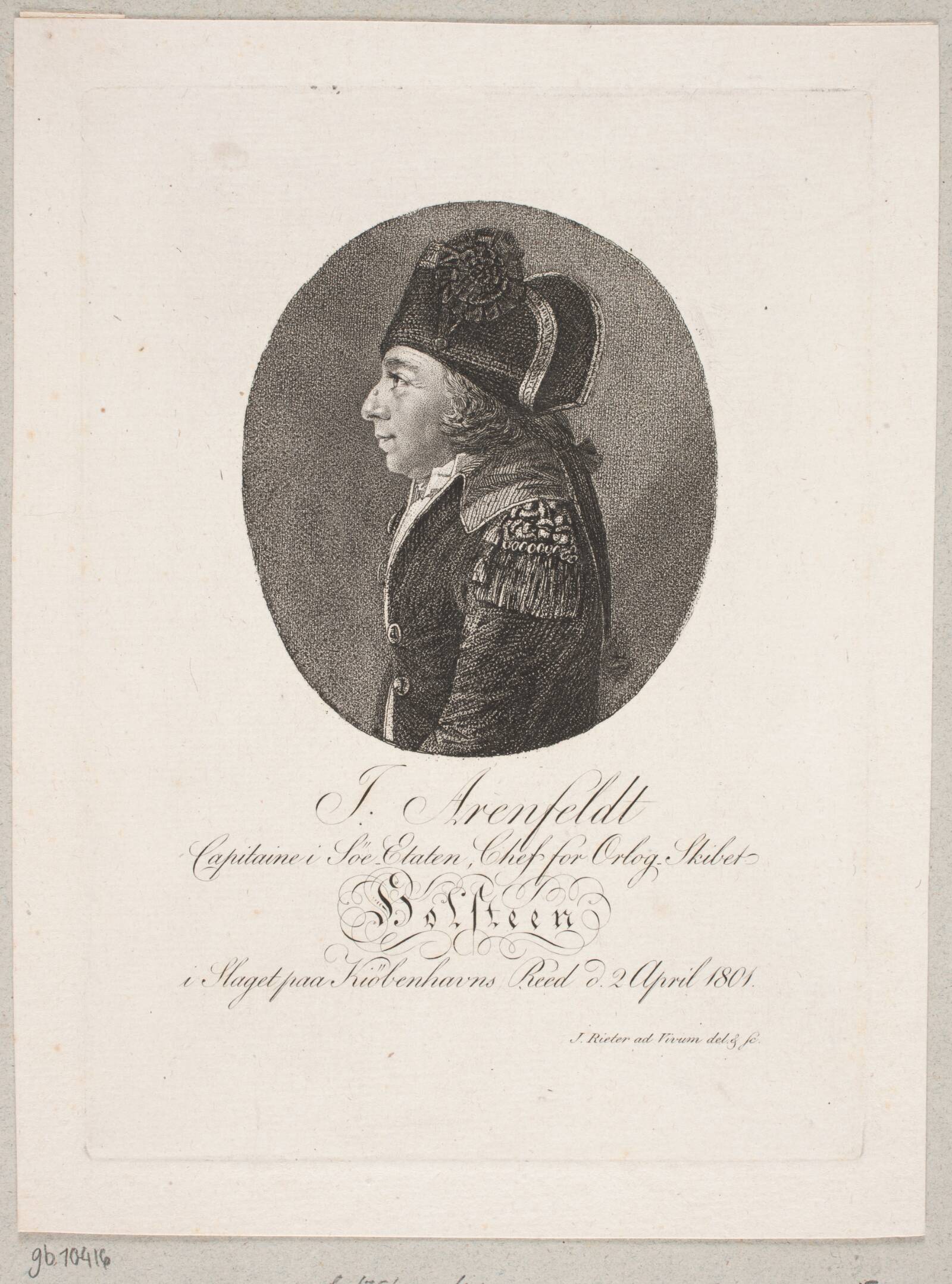Jabcob Arenfeldt, Jacob Rieter, 1758-1823