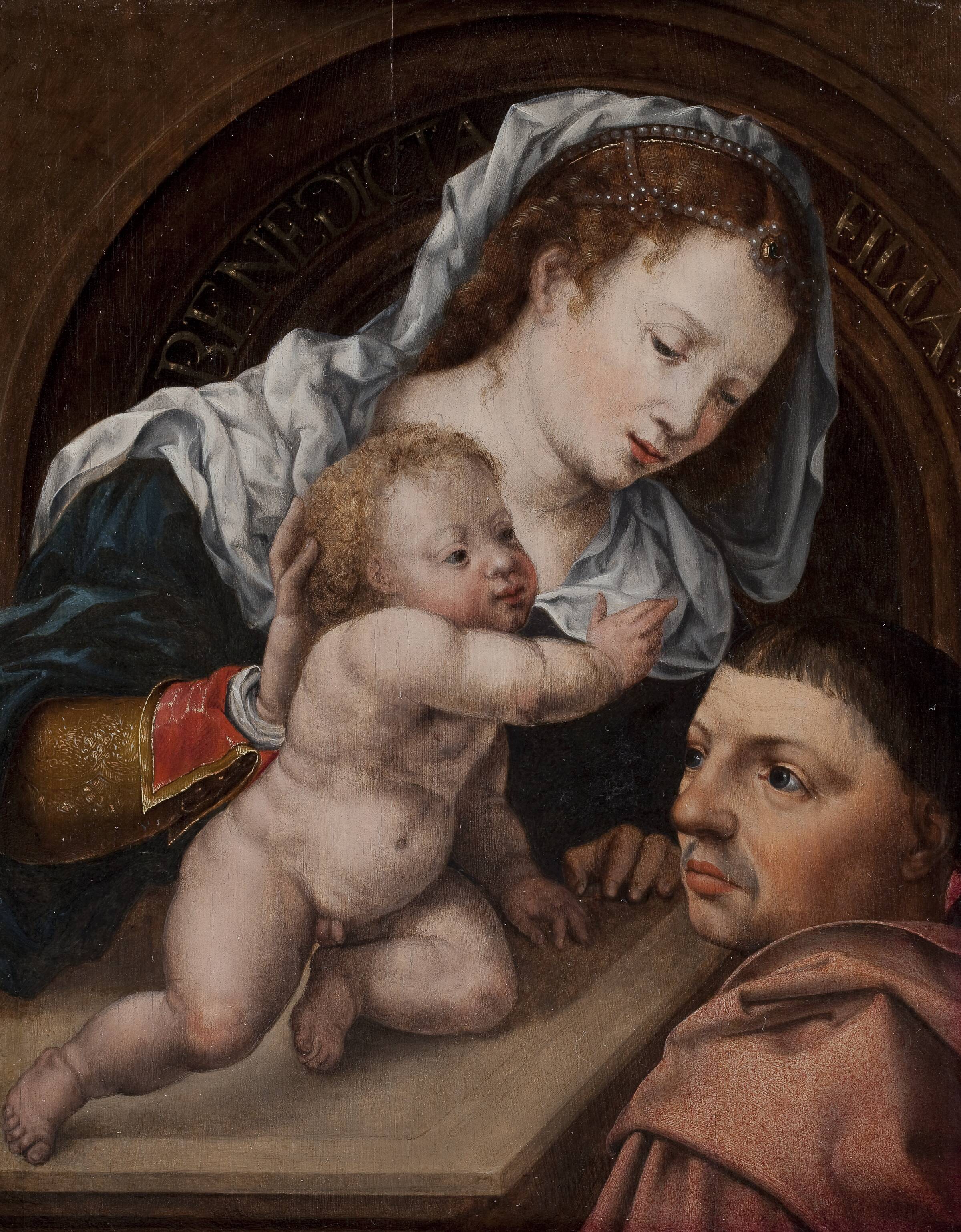 Madonna med Barnet og en donator, Ubekendt, 1462-1561