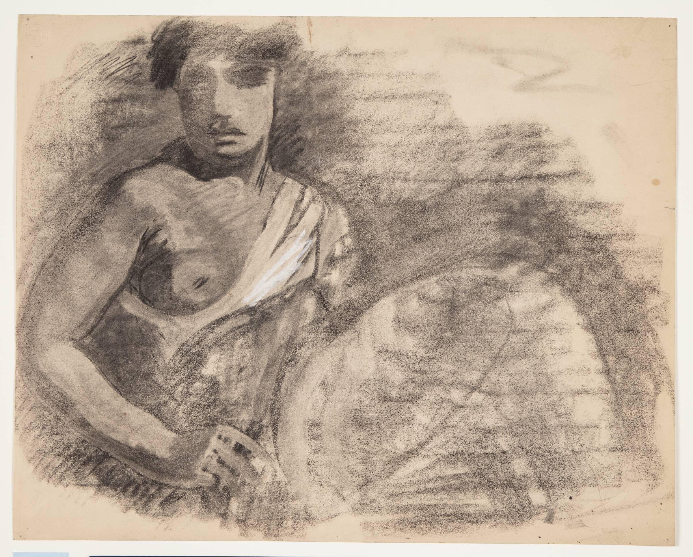 Kvindelig model, Oluf Hartmann, 1901-1905