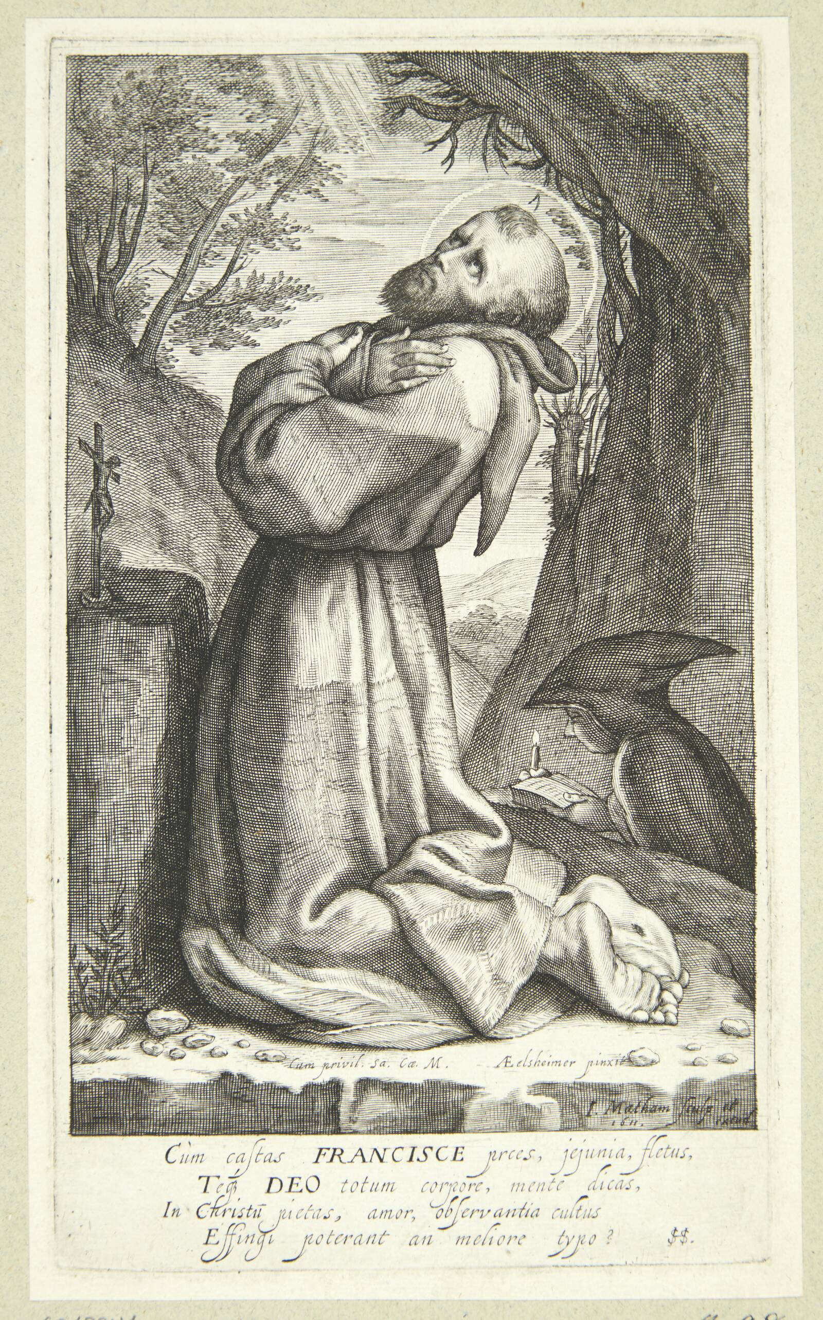 Frans af Assisi, Jacob Matham, 1611
