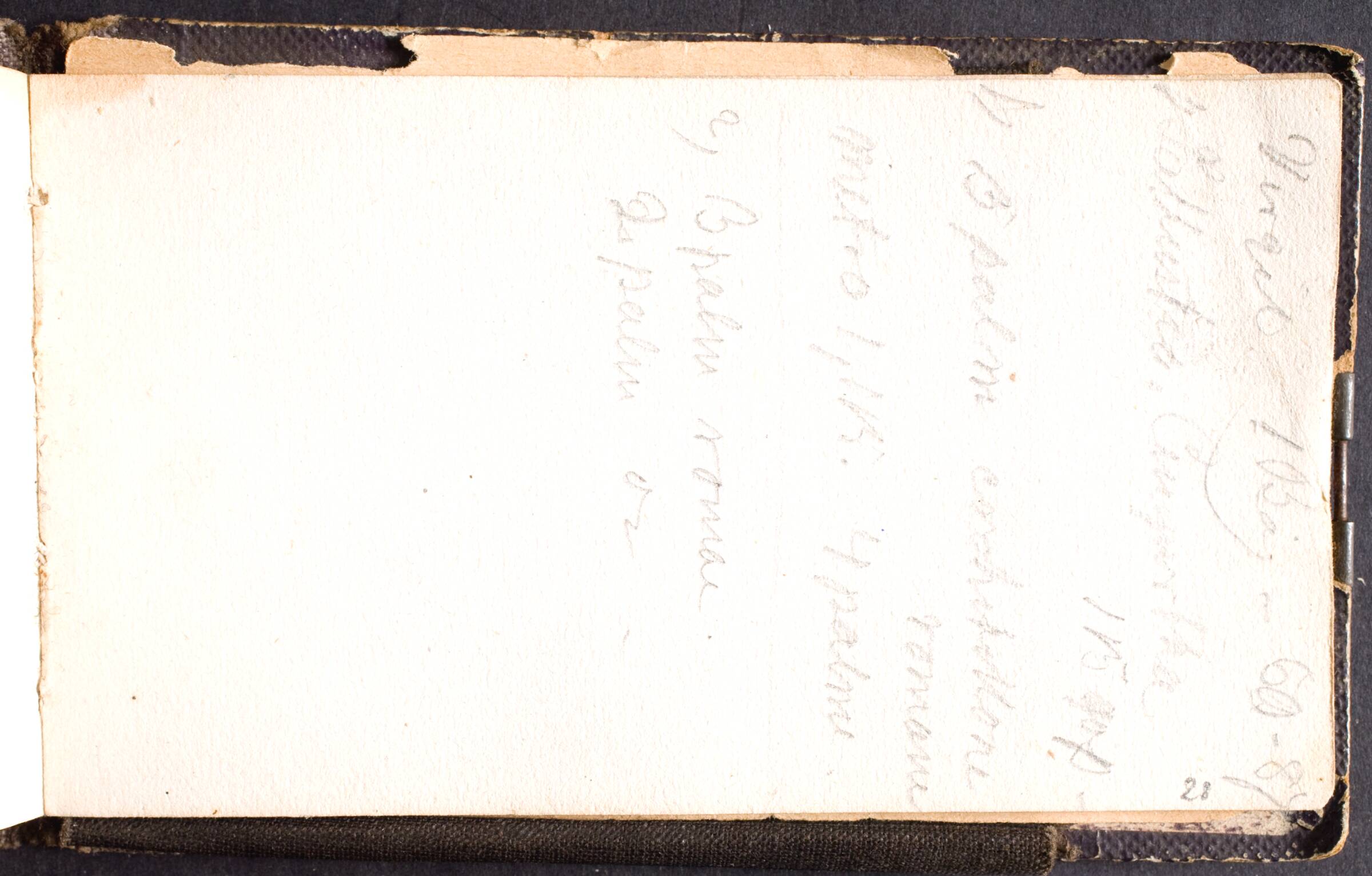 Notater, L.A. Schou, 1864-1867