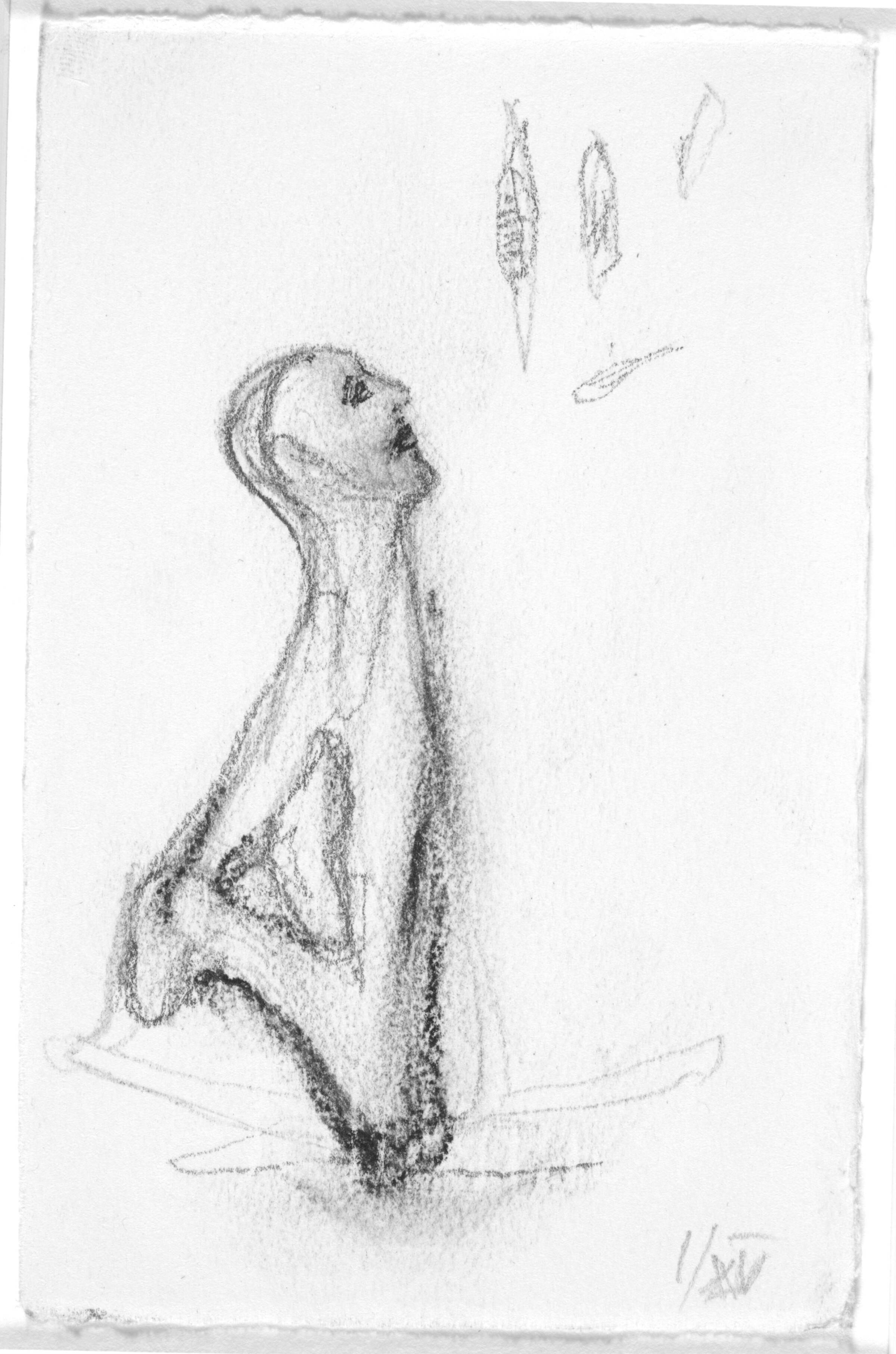 Skitse til femtende sang i Homers Odyssé, Peter Brandes, 2001-2002
