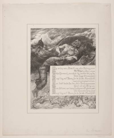 Illustration til Johannes Ewald, "Liden Gunver"