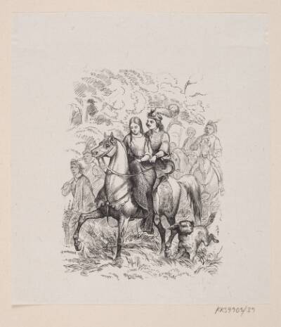 Illustration til "De vilde Svaner" i H.C. Andersen, "Eventyr og Historier", Bind 1