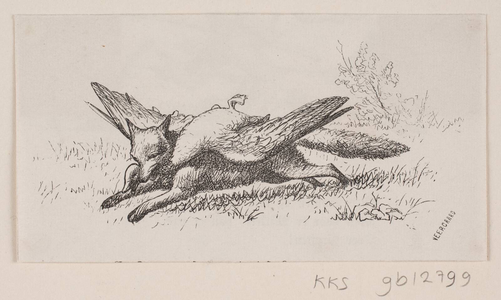 Illustration til "Hr. Mikkel", Robert Neergaard, 1858