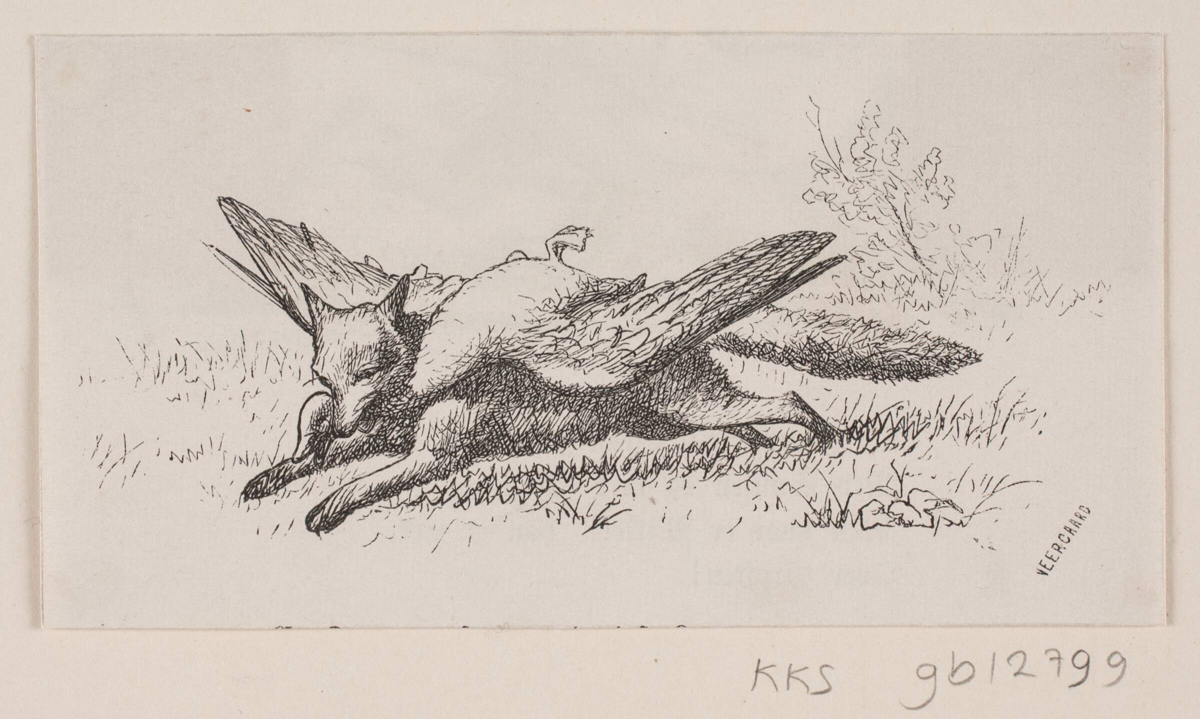 Illustration til "Hr. Mikkel", Robert Neergaard, 1858