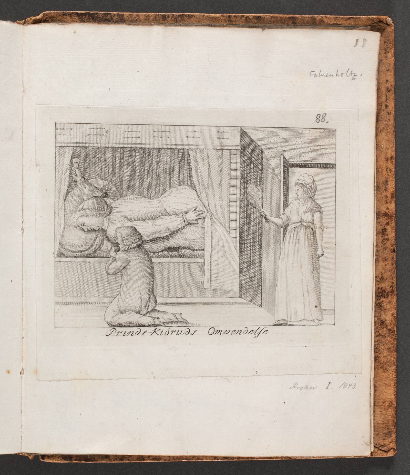 "Prinds Kiöruds Omvendelse", Georg Fahrenholtz, 1798