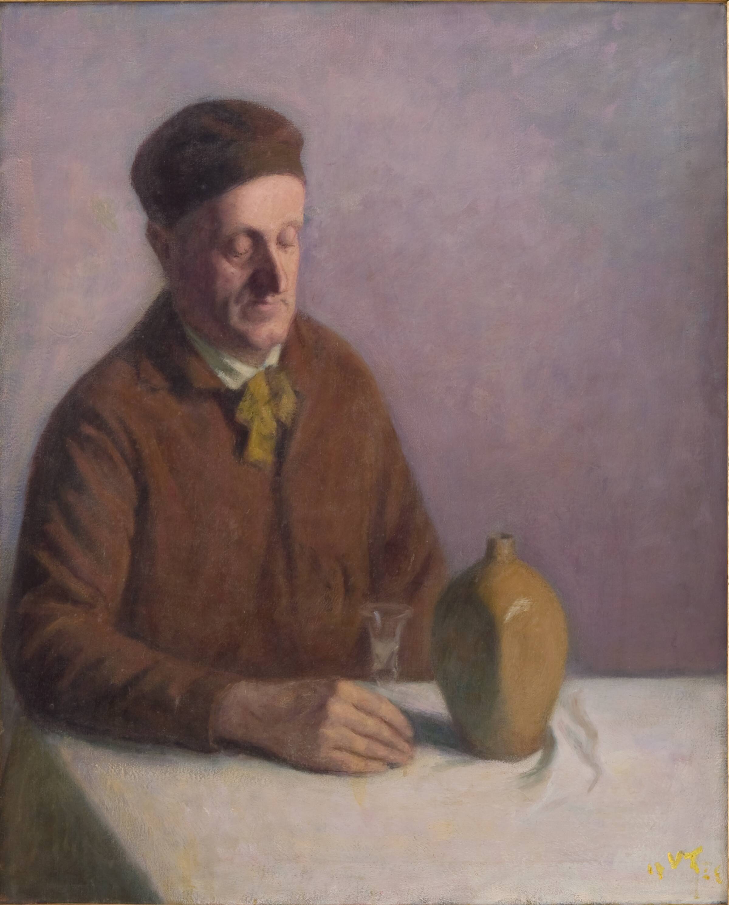 Den ensomme. Kunstnerens broder Lavrids, Vilhelm Tetens, 1935