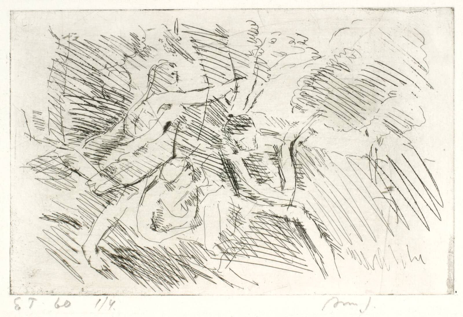 Komposition efter Poussin, Arne Johannessen, 1960
