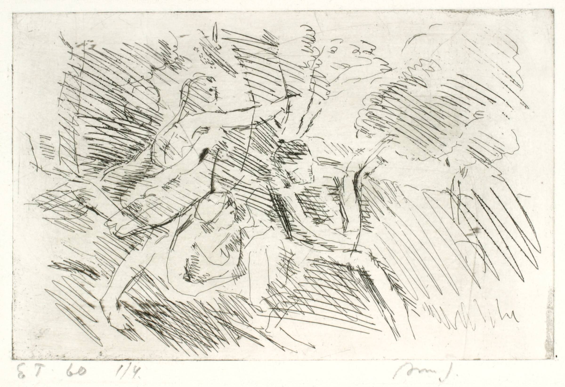 Komposition efter Poussin, Arne Johannessen, 1960