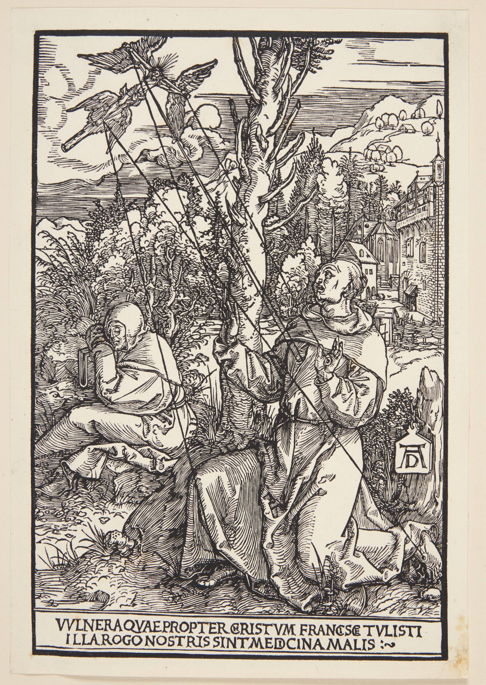 Den Hellige Frans modtager sine sår, Albrecht Dürer, 1501-1504