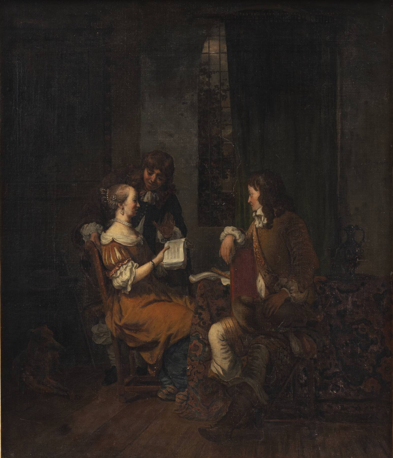 Musiktimen, Gerbrand van den Eeckhout, 1655