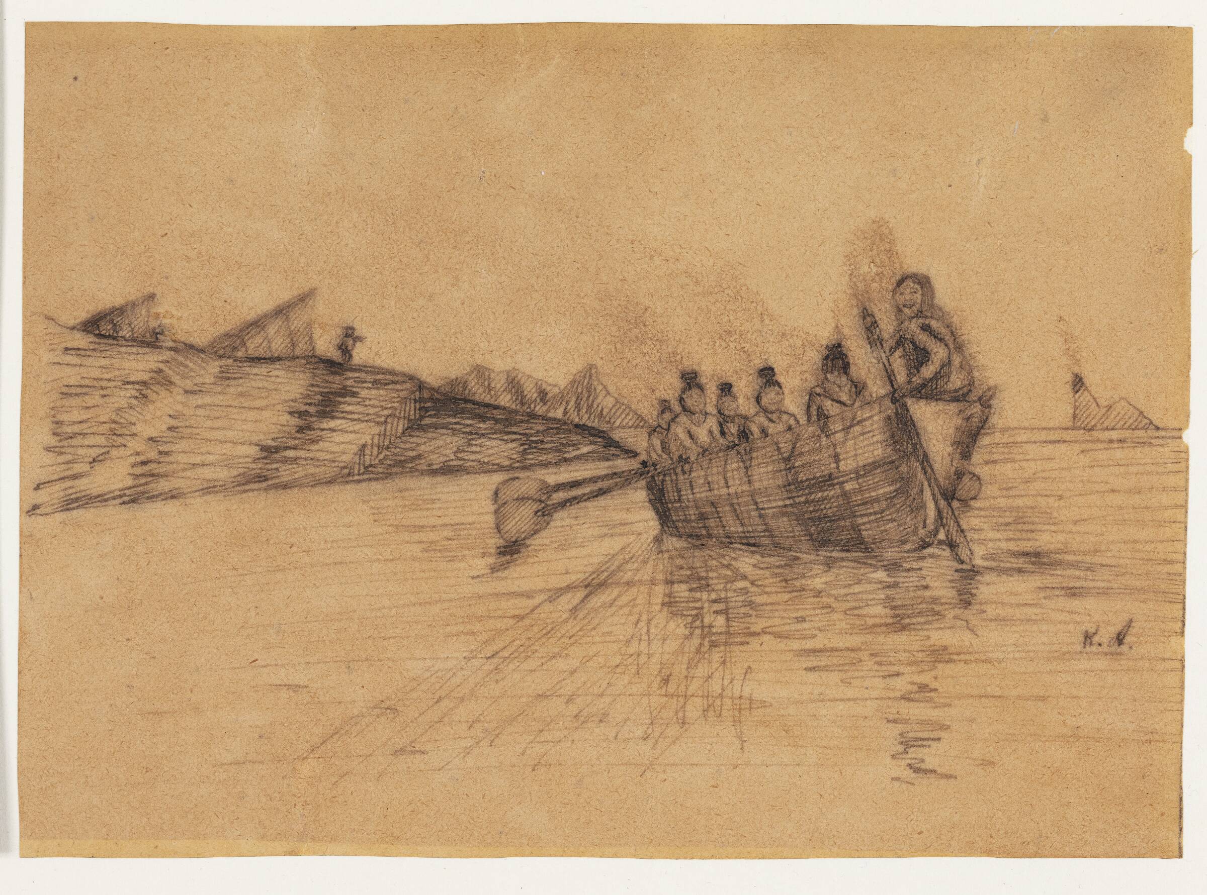 Motiv fra et østgrønlandsk sagn, Kaarale Andreassen, 1927-1928