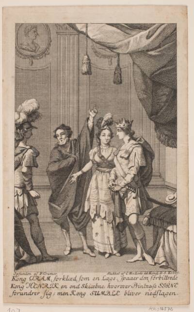 Illustration til N. K. Bredal, "Gram og Signe"