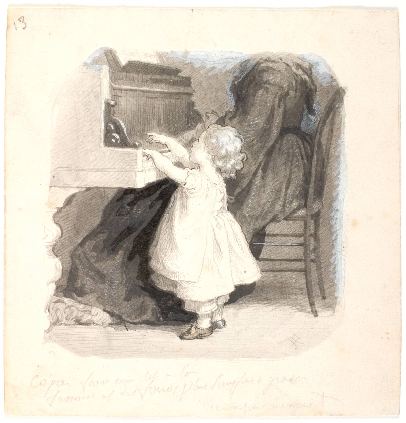 Akkompagnementet, Lorenz Frølich, 1861