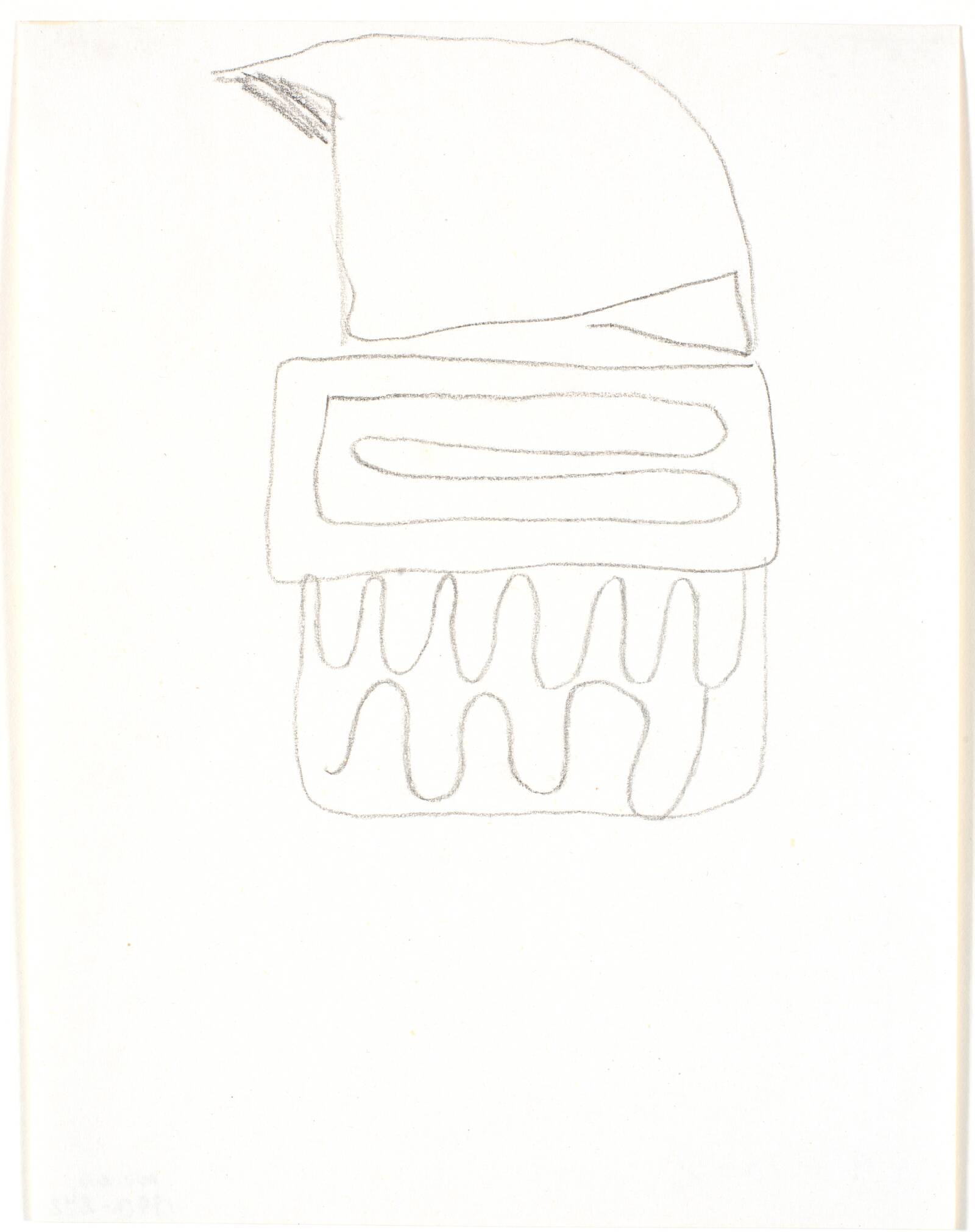 Landskabstegning, Lone Høyer Hansen, 1988-1989