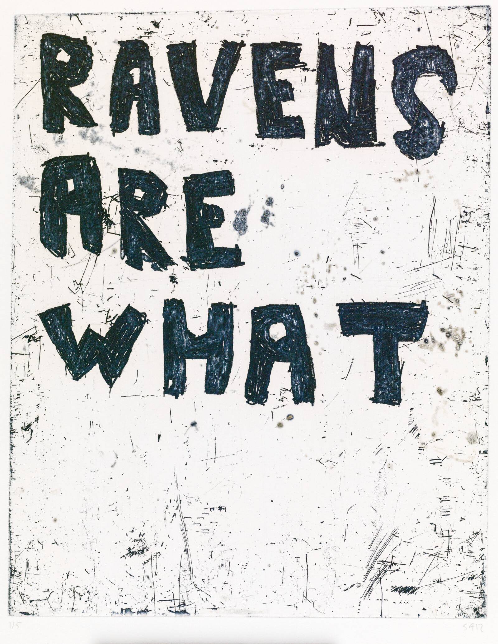 RAVENS ARE WHAT, Svend-Allan Sørensen, 2012