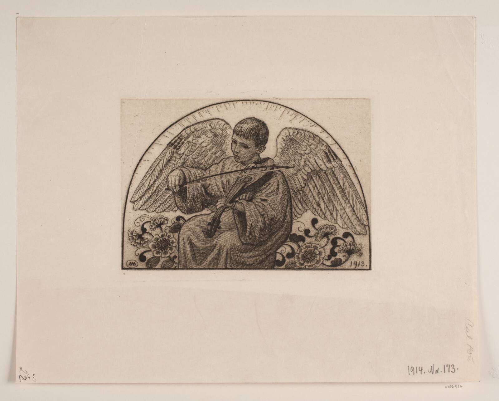 Jule- og nytårskort, Axel Hou, 1913