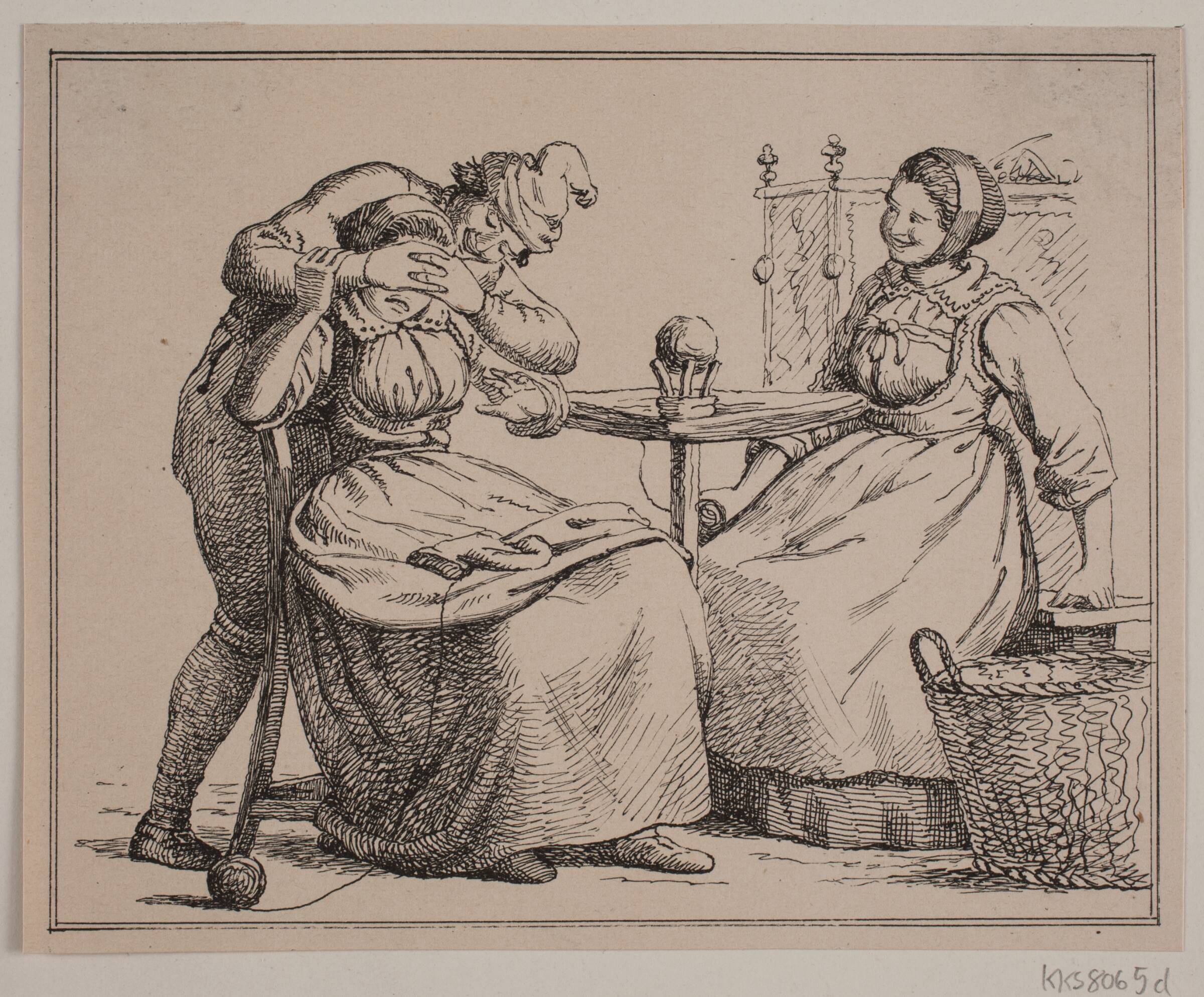 Illustration til Billeder og Vers af Julius Exner og Christian Winther, Julius Exner, 1862