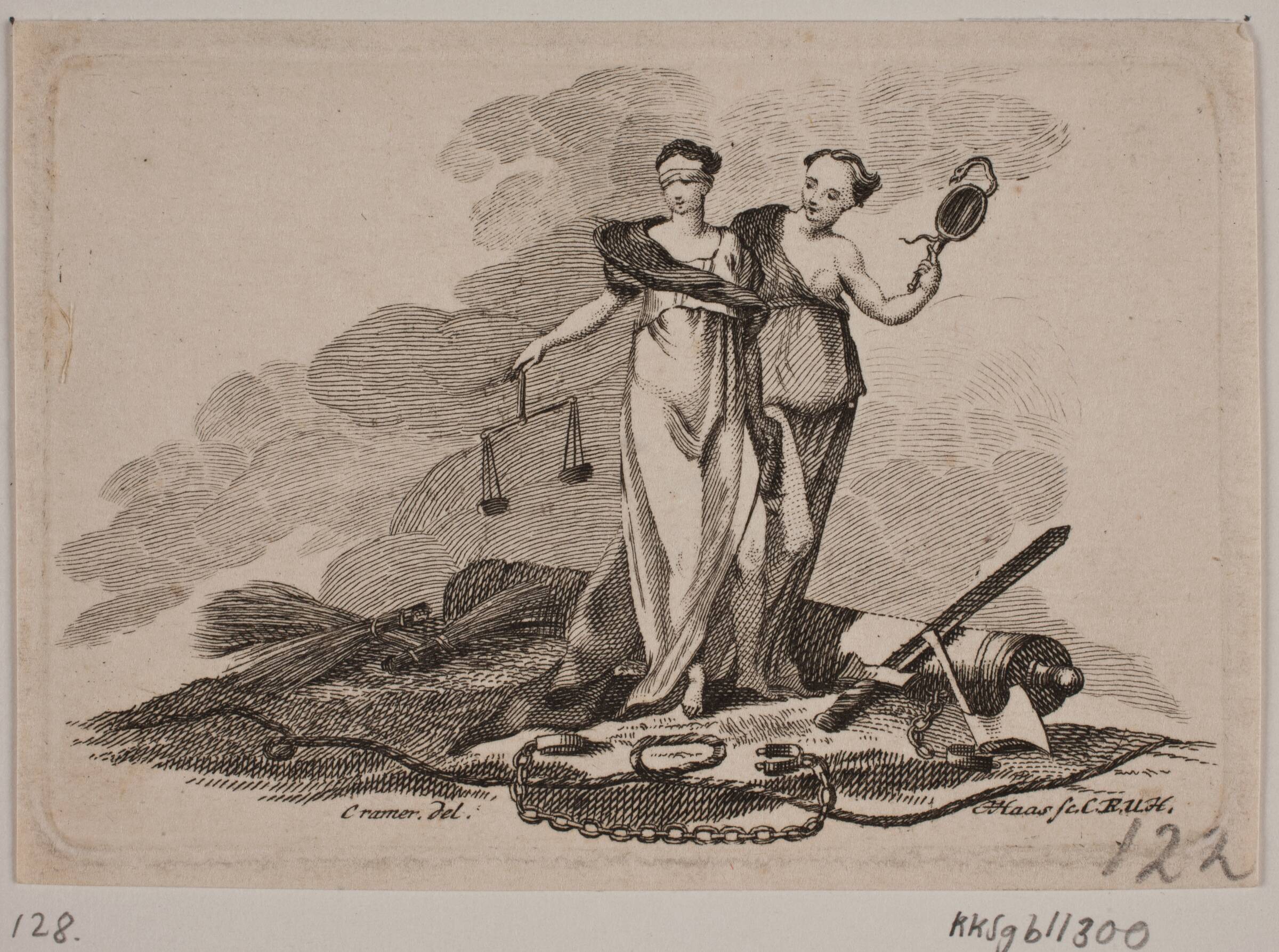 Vignet, Jonas Haas, 1720-1775