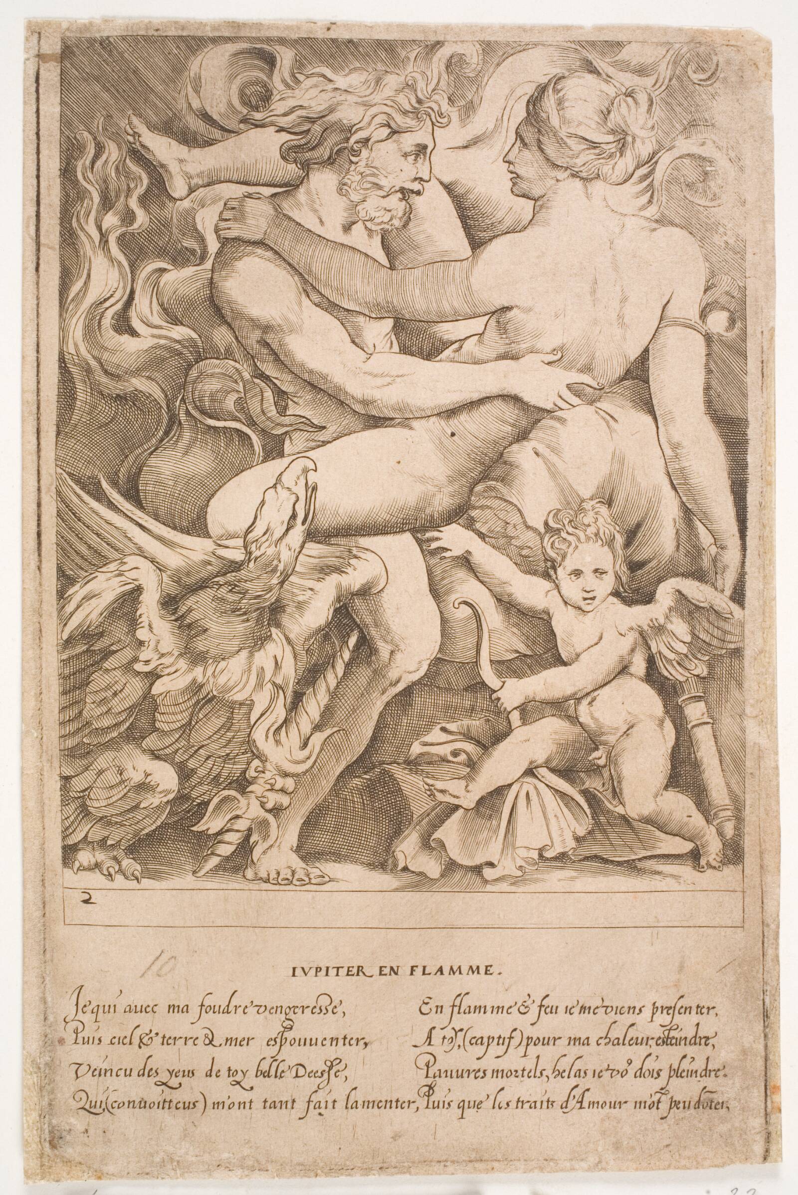 Den brændende Jupiter, Jacques Androuet Ducerceau, 1540-1585
