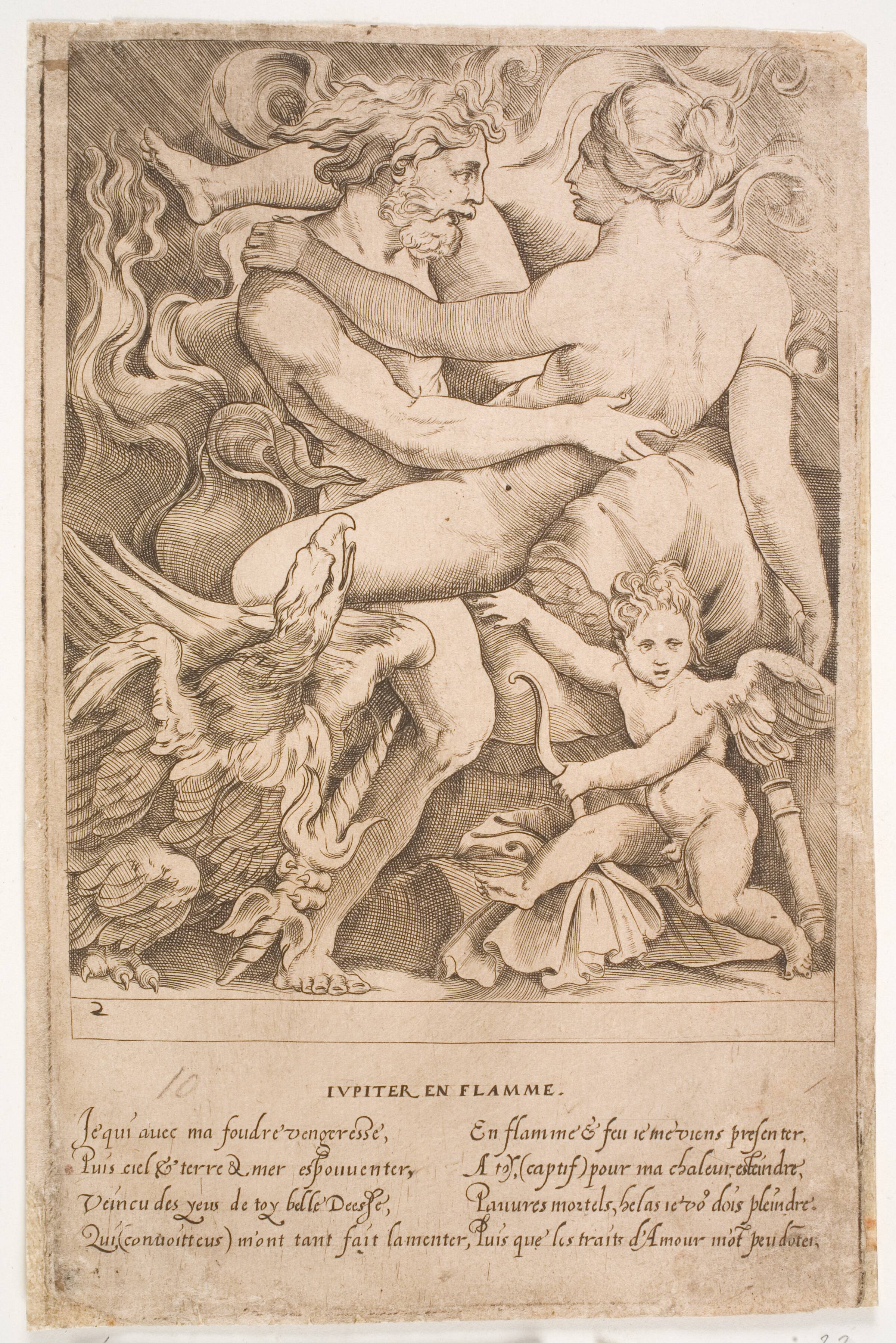 Den brændende Jupiter, Jacques Androuet Ducerceau, 1540-1585