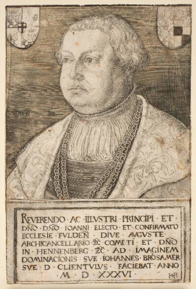 Portræt af Johann von Henneberg