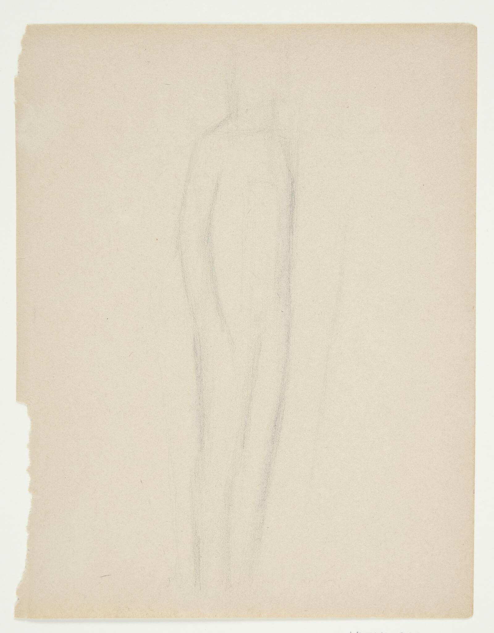 Stående mandsfigur, Agnete Madsen, 1950-1954
