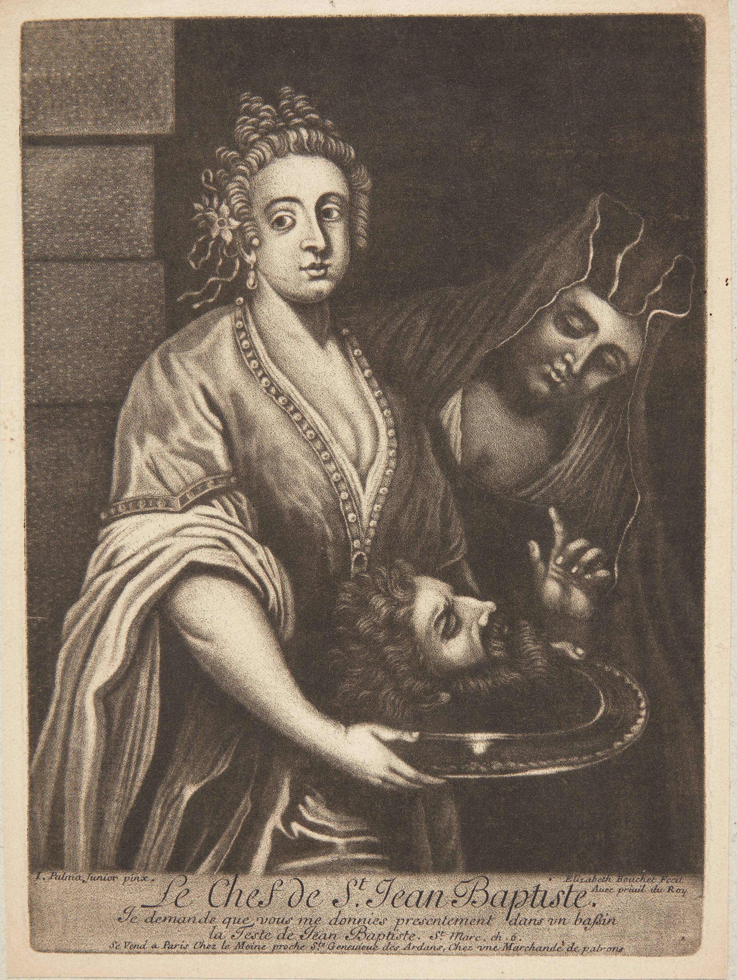 Salome med Johannes Døberens hoved på et fad, Elisabeth Le Moine, 1783-1787