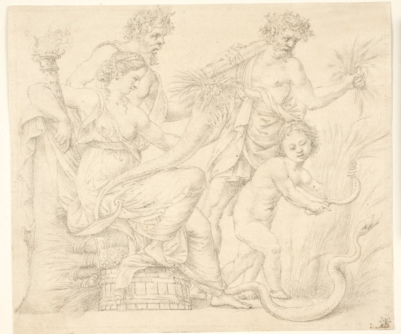 Persefone og Dionysos, Ubekendt, 1500-1599