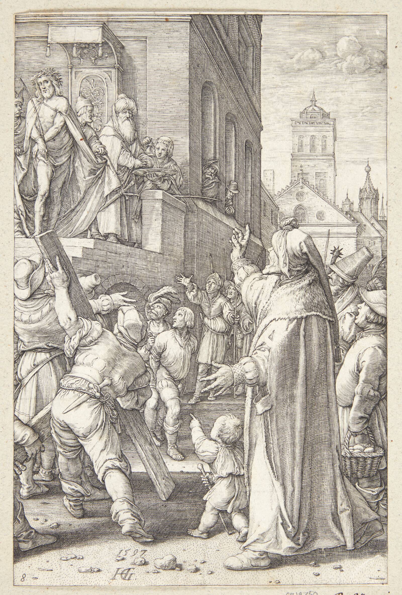 Ecce Homo, Hendrick Goltzius, 1597