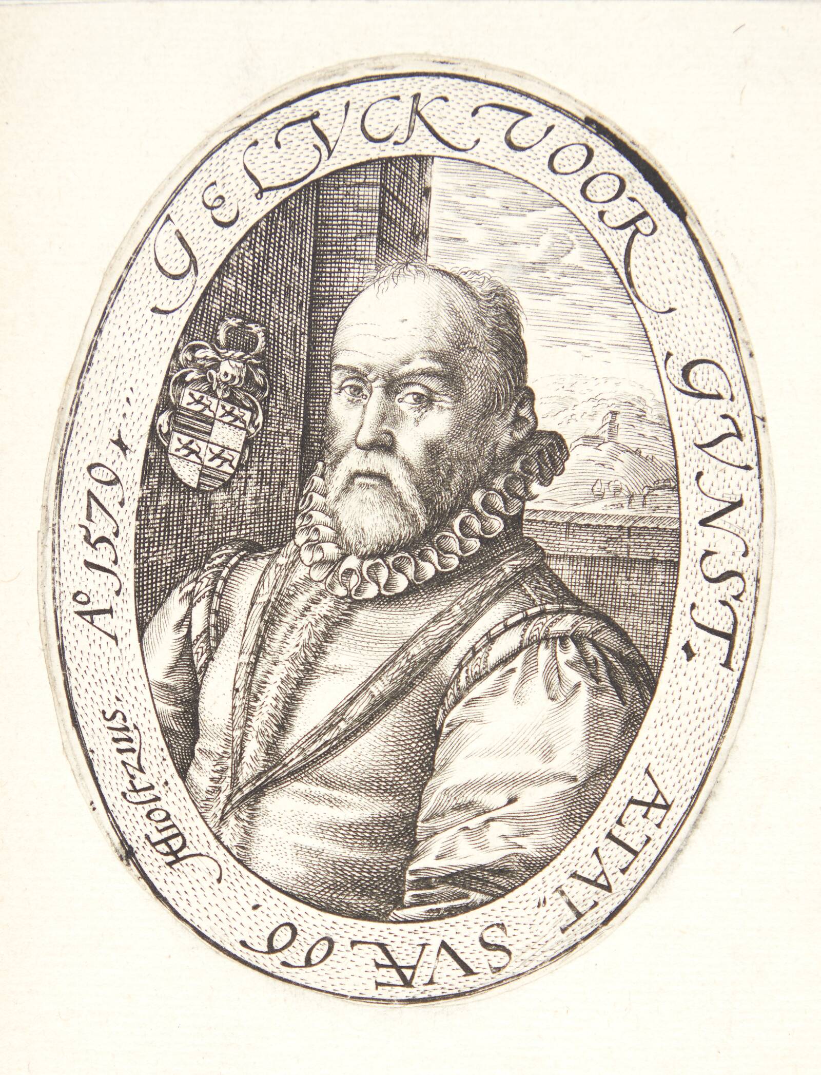 Jan van Broeckhoven, Hendrick Goltzius, 1579