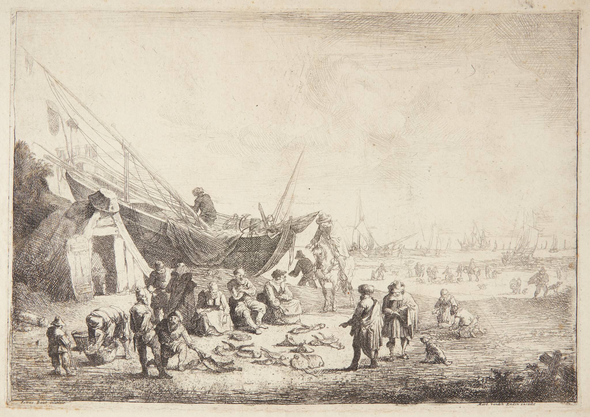 Fiskemarked ved Scheveningen