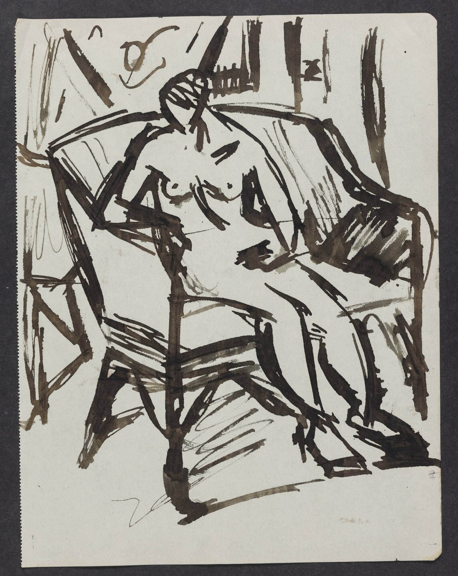 Modelstudie, Astrid Holm, 1876-1937