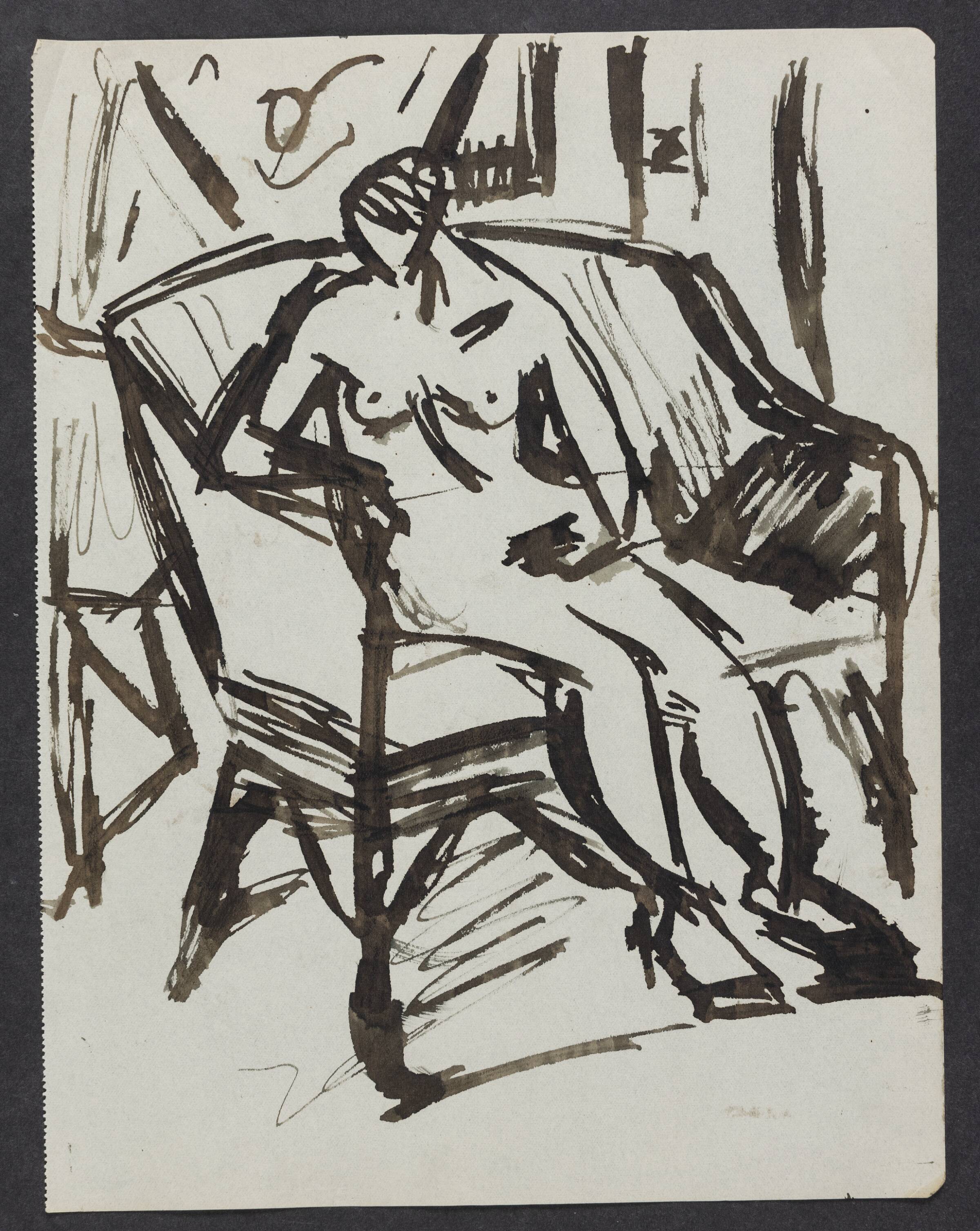 Modelstudie, Astrid Holm, 1876-1937