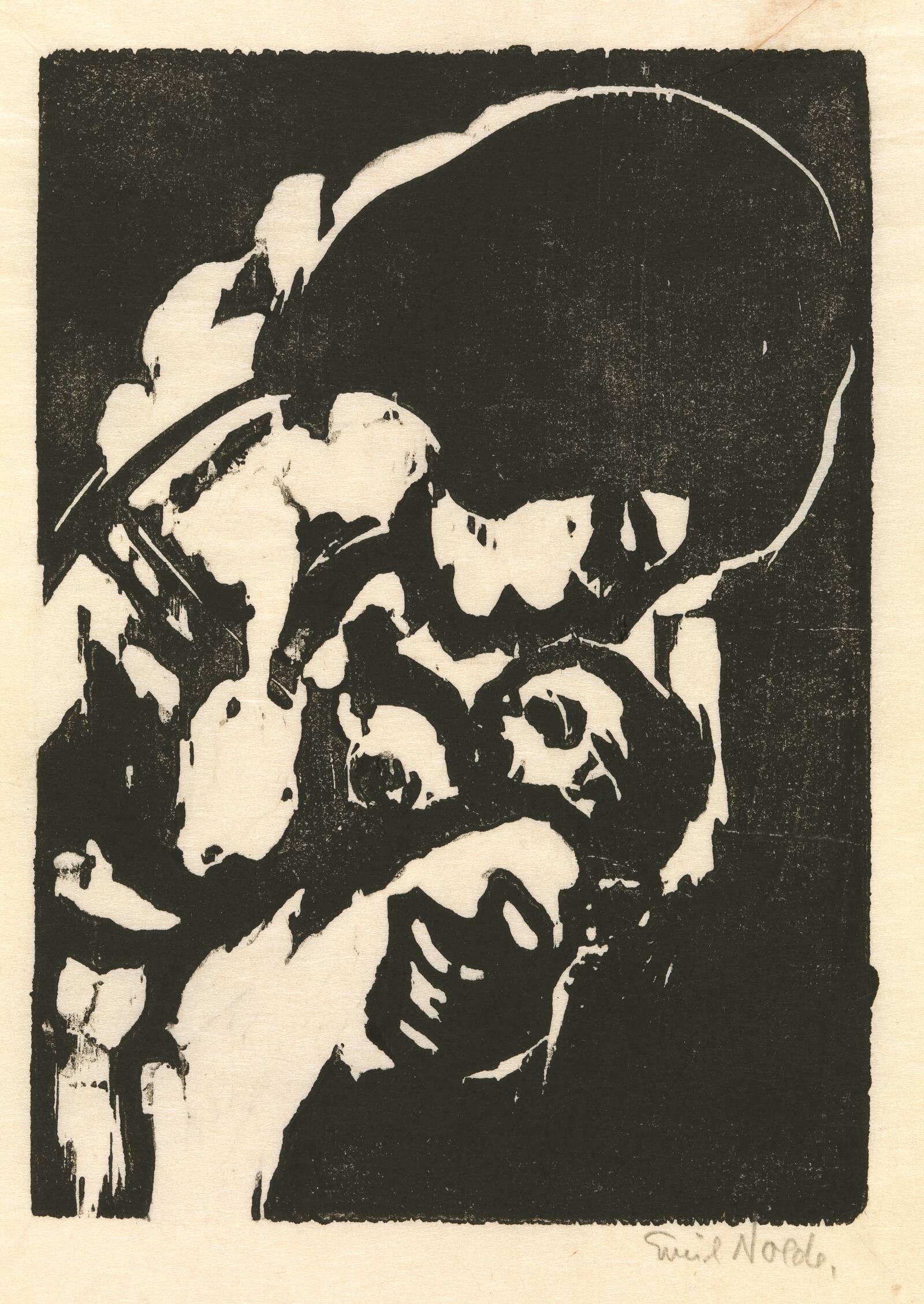 Junge Mutter, Emil Nolde, 1917