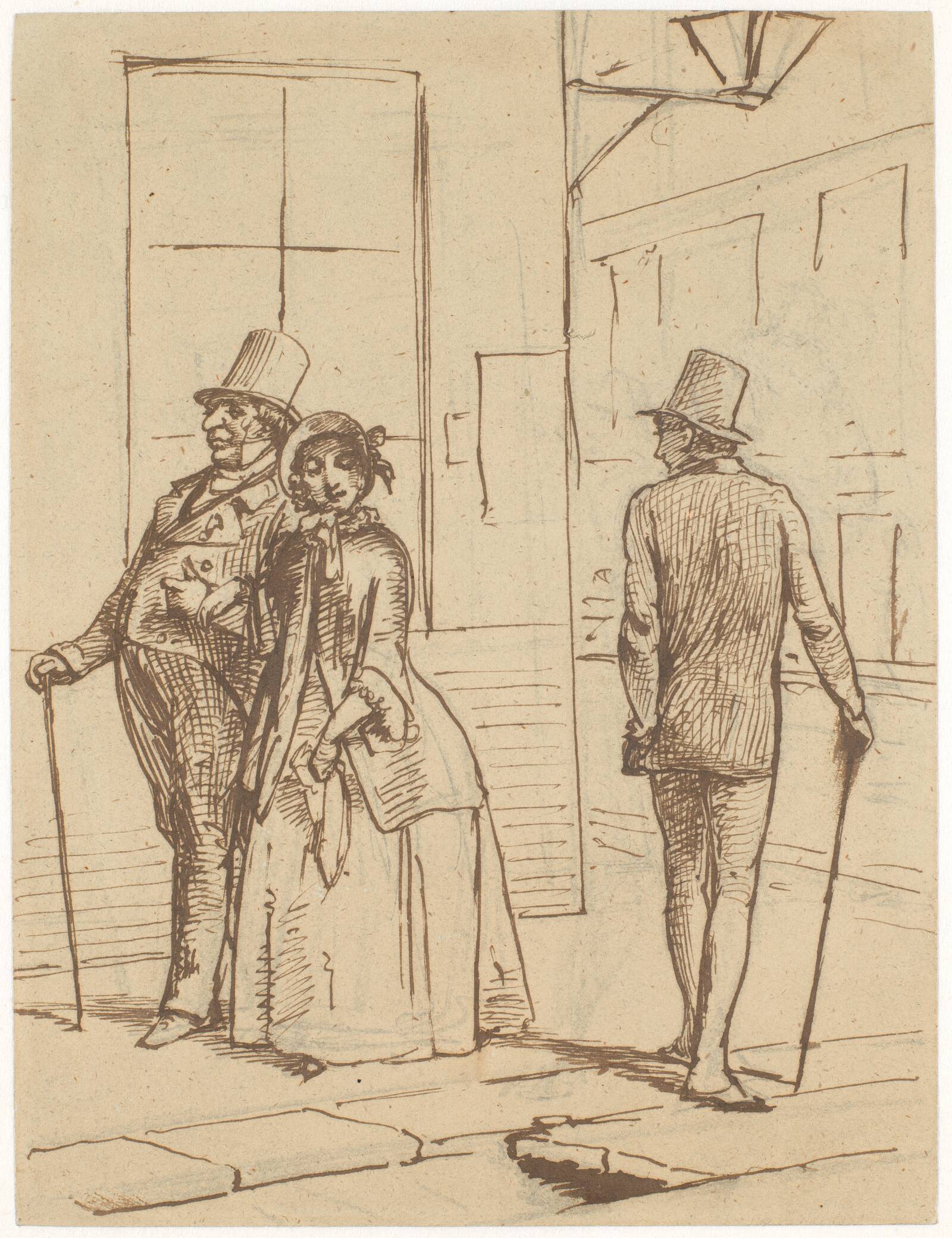 Et kært møde, Wilhelm Marstrand, 1810-1873