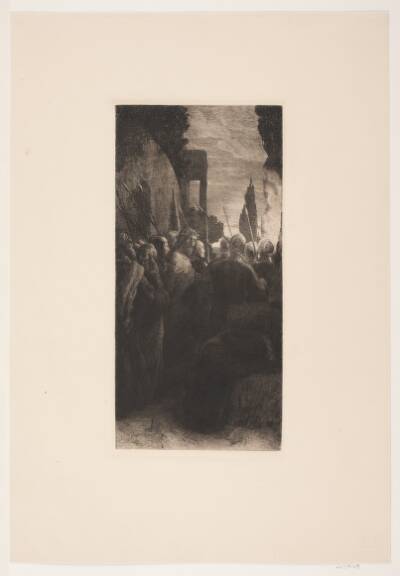Jesus føres for dommerne