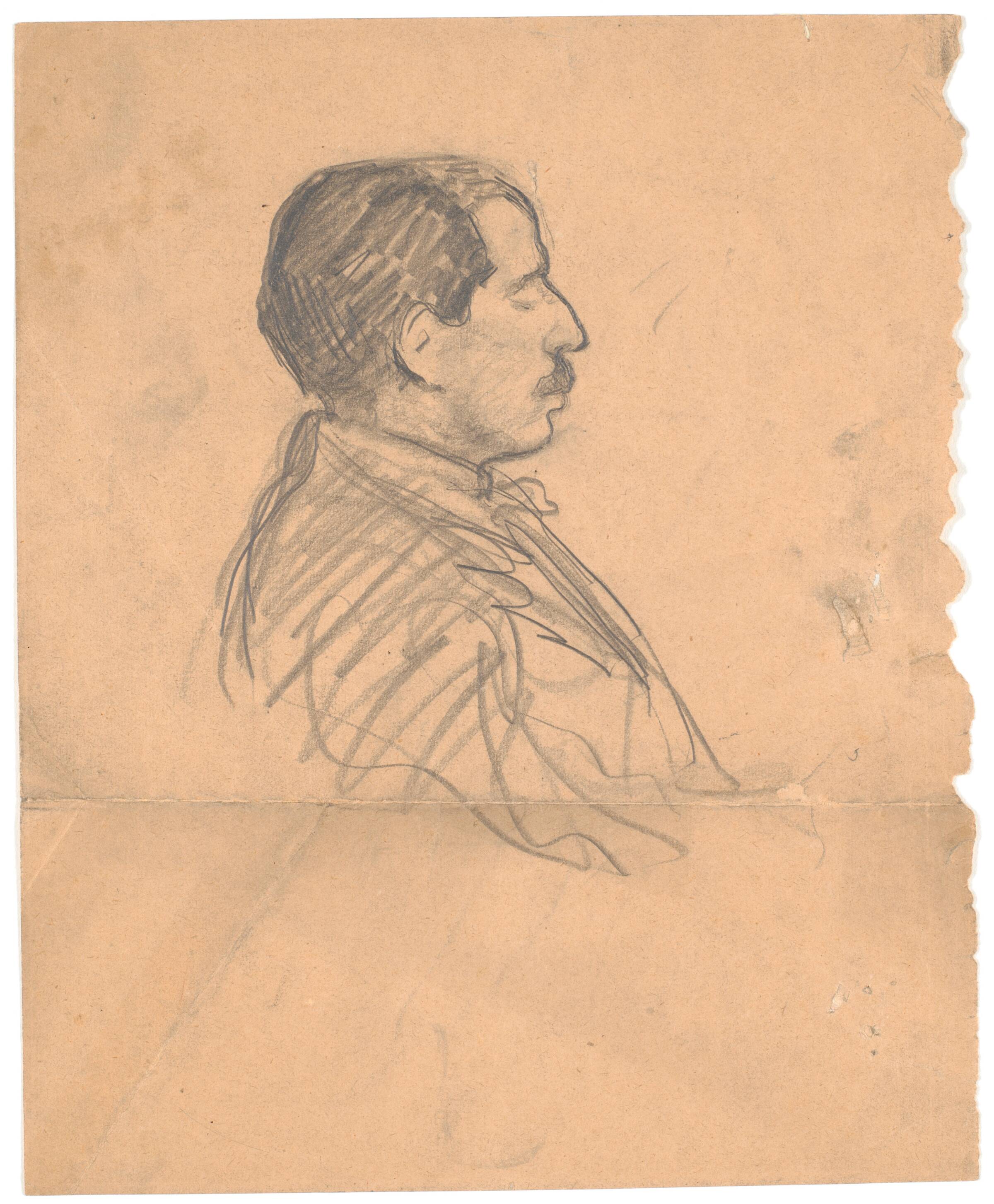 Portræt af Ernst Goldschmidt, Isakson, Karl, 1905-1908