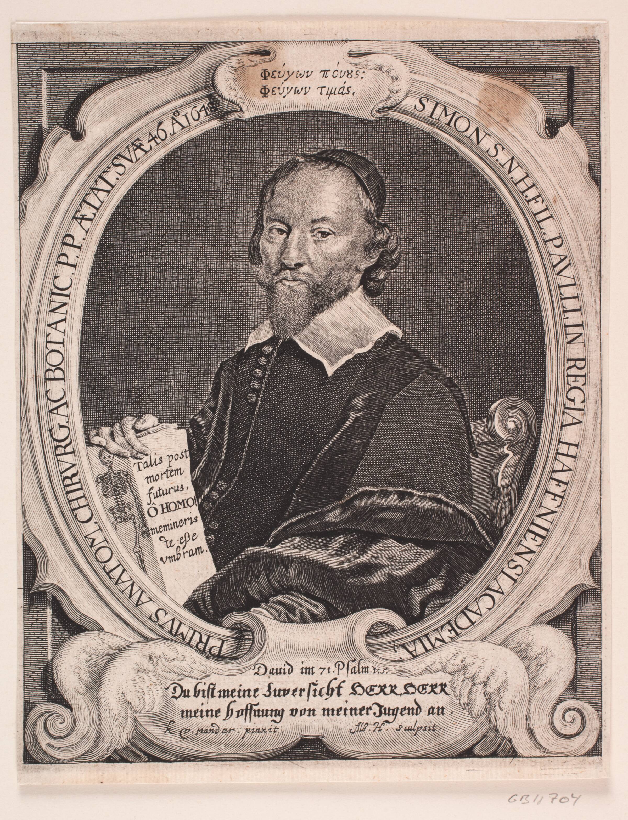 Simon Paulli, Albert Haelwegh, 1648