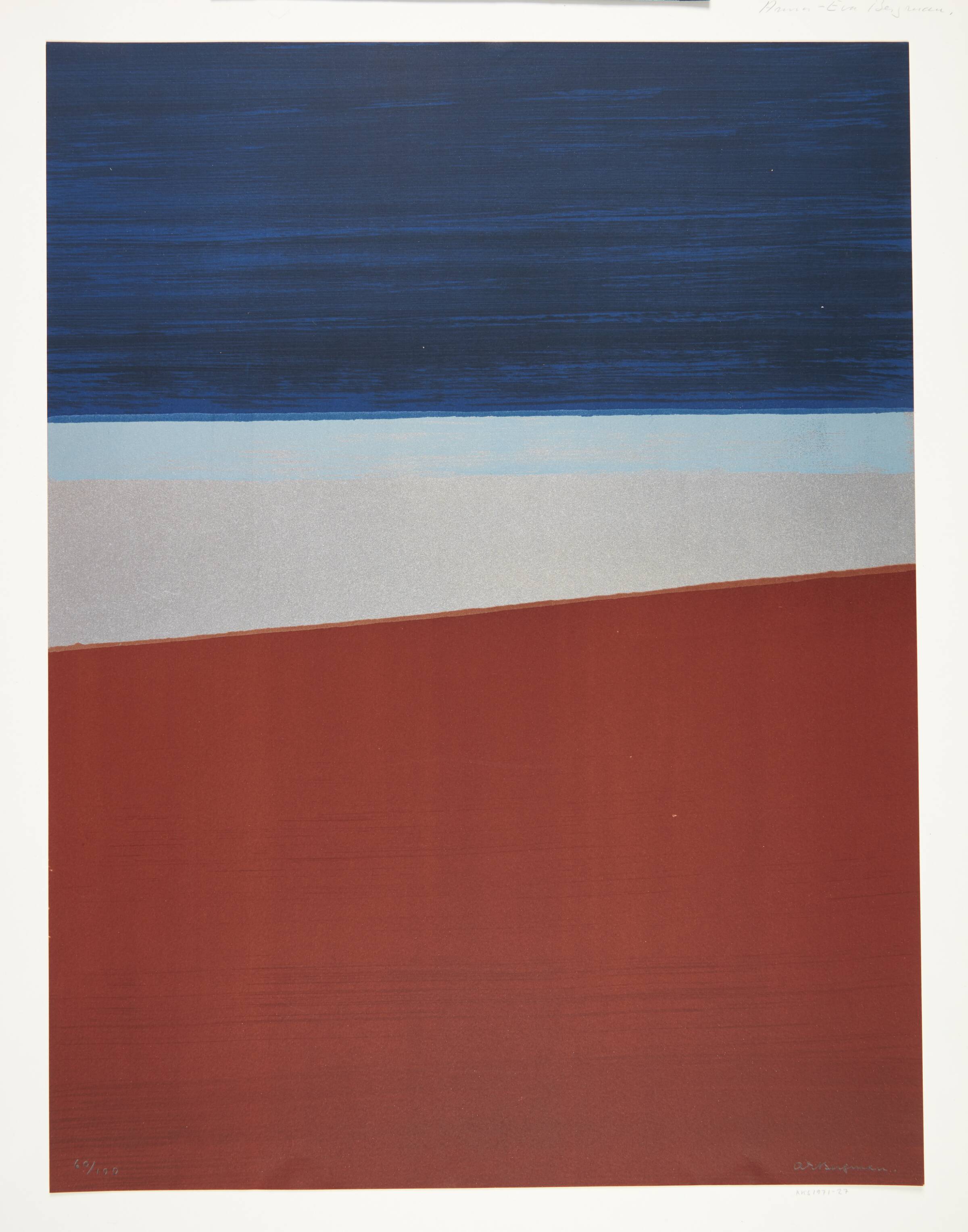 "Rød jord", Bergman, Anna-Eva, 1970
