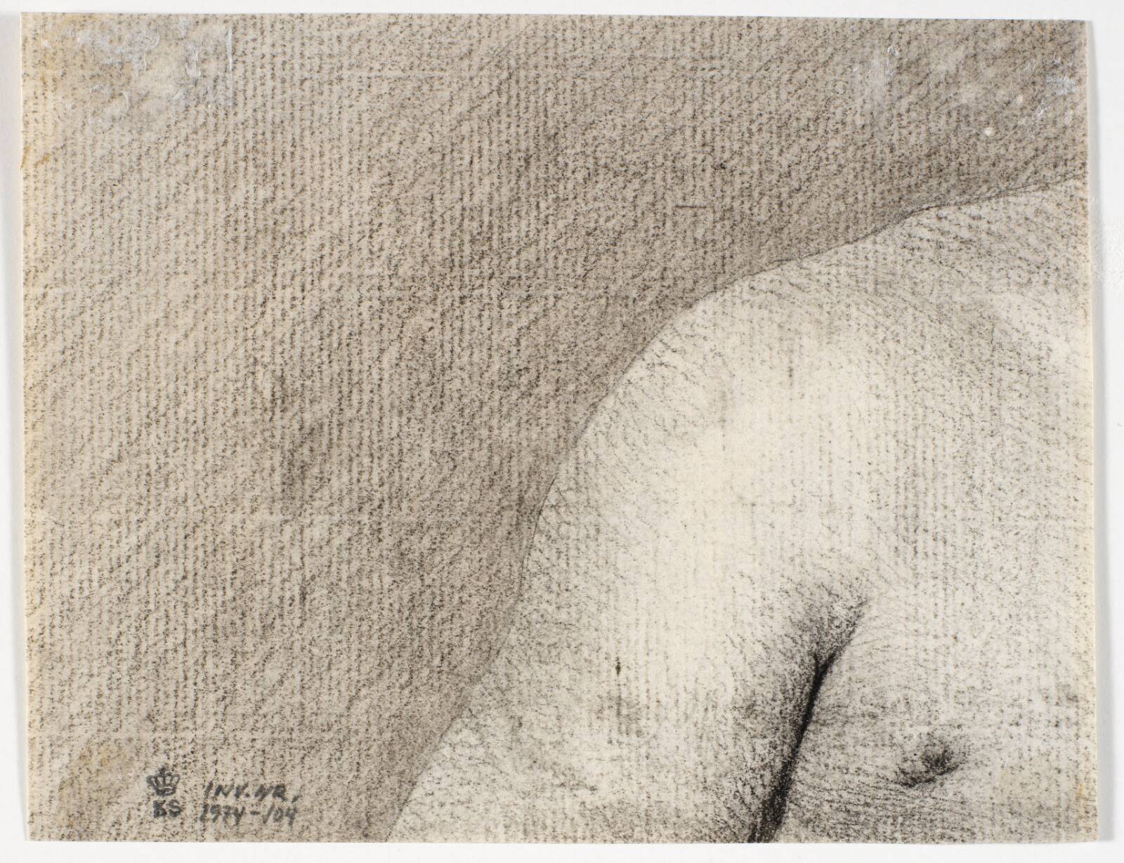 Fragment af et modelstudie, Martinus Rørbye, 1803-1848