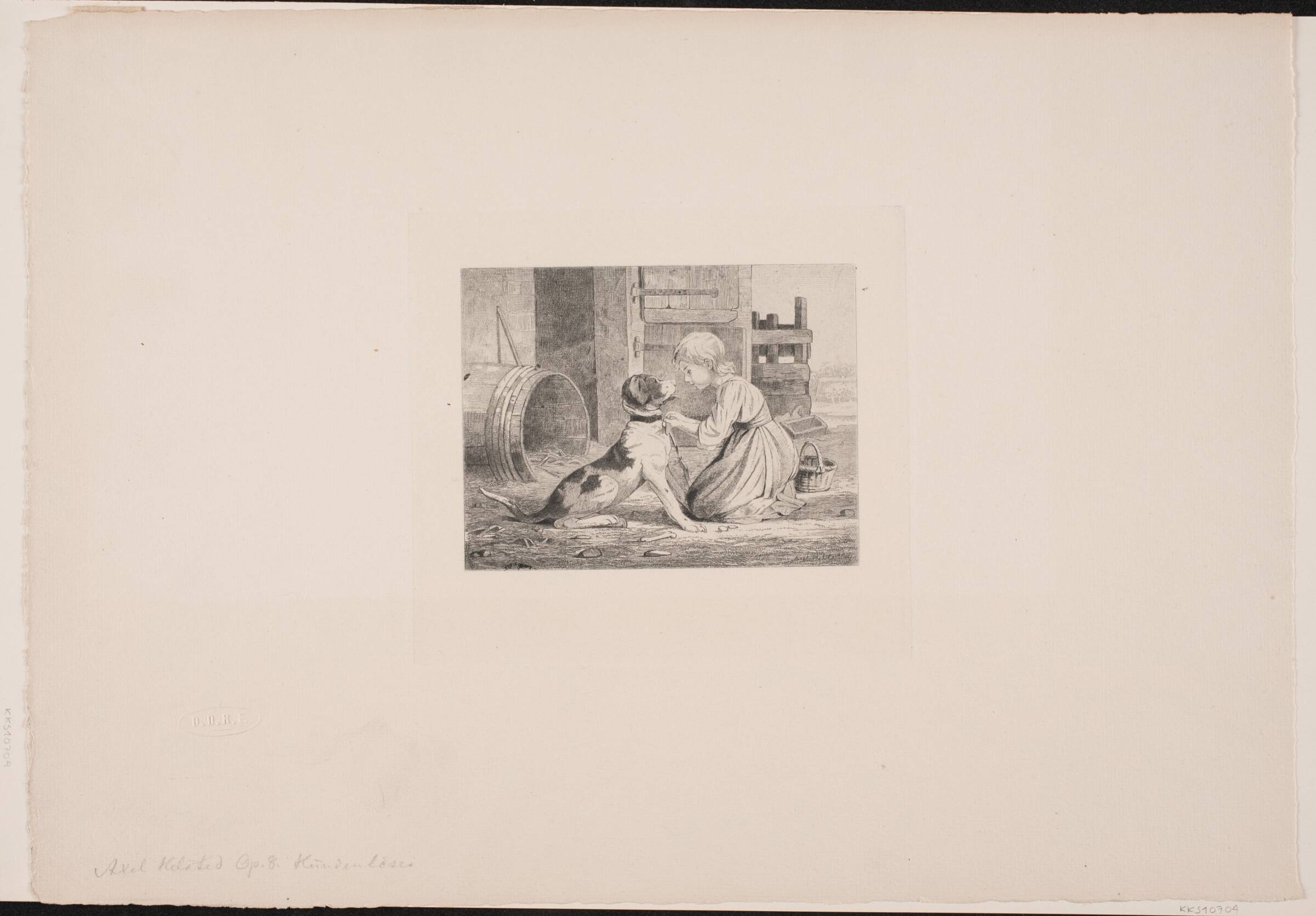 Hunden løses, Axel Helsted, 1870-1907