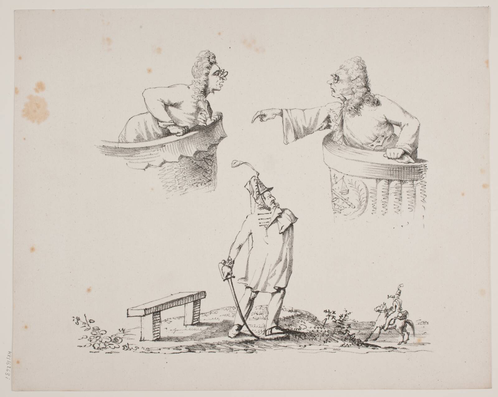 Prøveblad med advokater, N.B. Krossing, 1795-1854