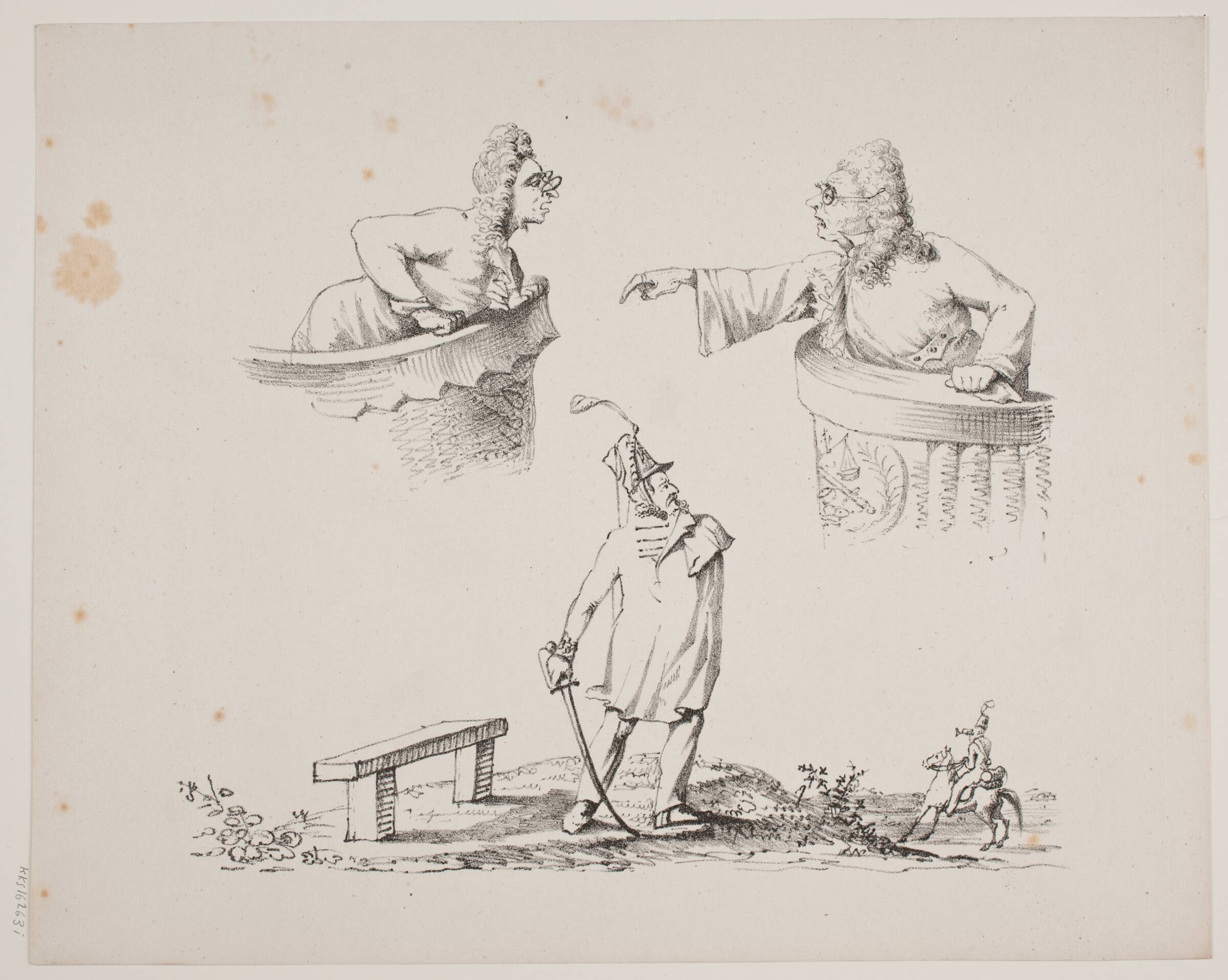 Prøveblad med advokater, N.B. Krossing, 1795-1854