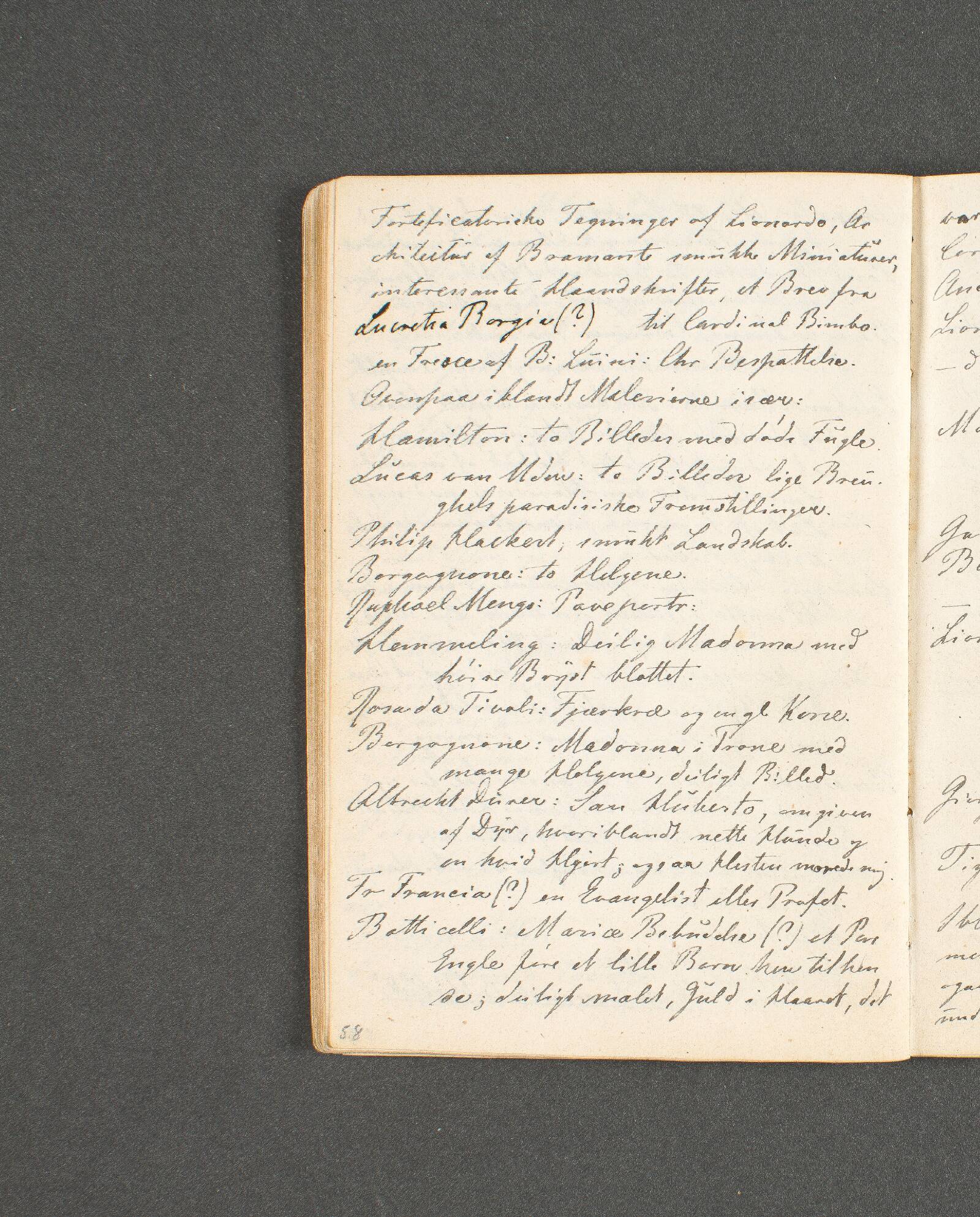 Rejsedagbog. Milano, Johan Thomas Lundbye, 1846