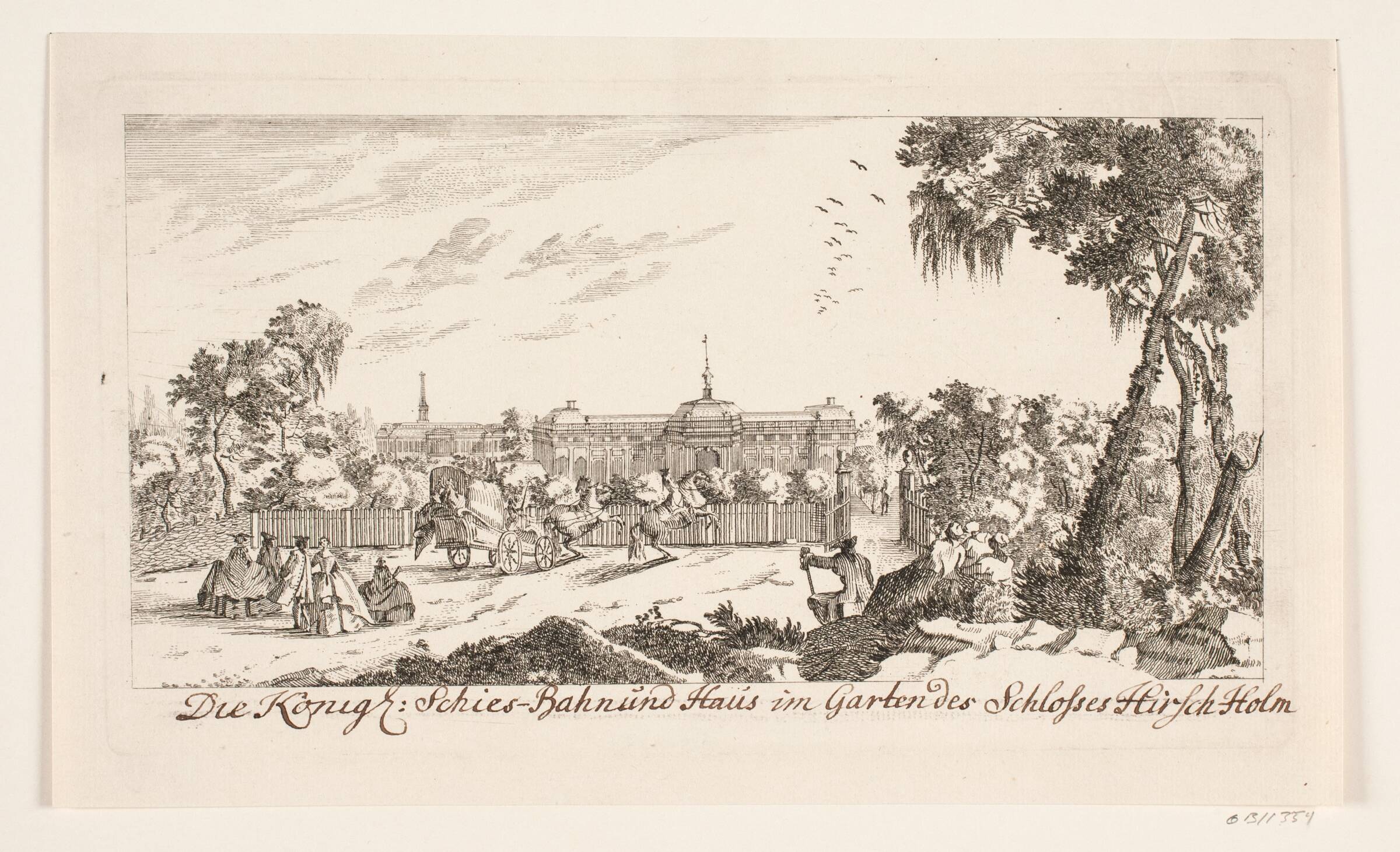 Skydebanen ved Hørsholm Slot, Bartholomæus Roque, 1740-1749