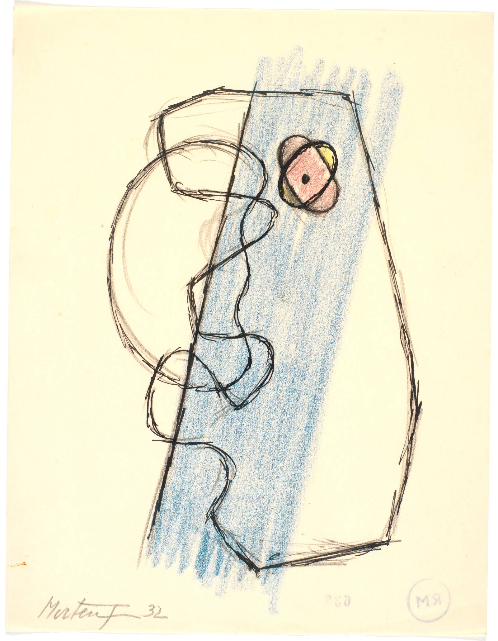 Komposition, Richard Mortensen, 1931-1933