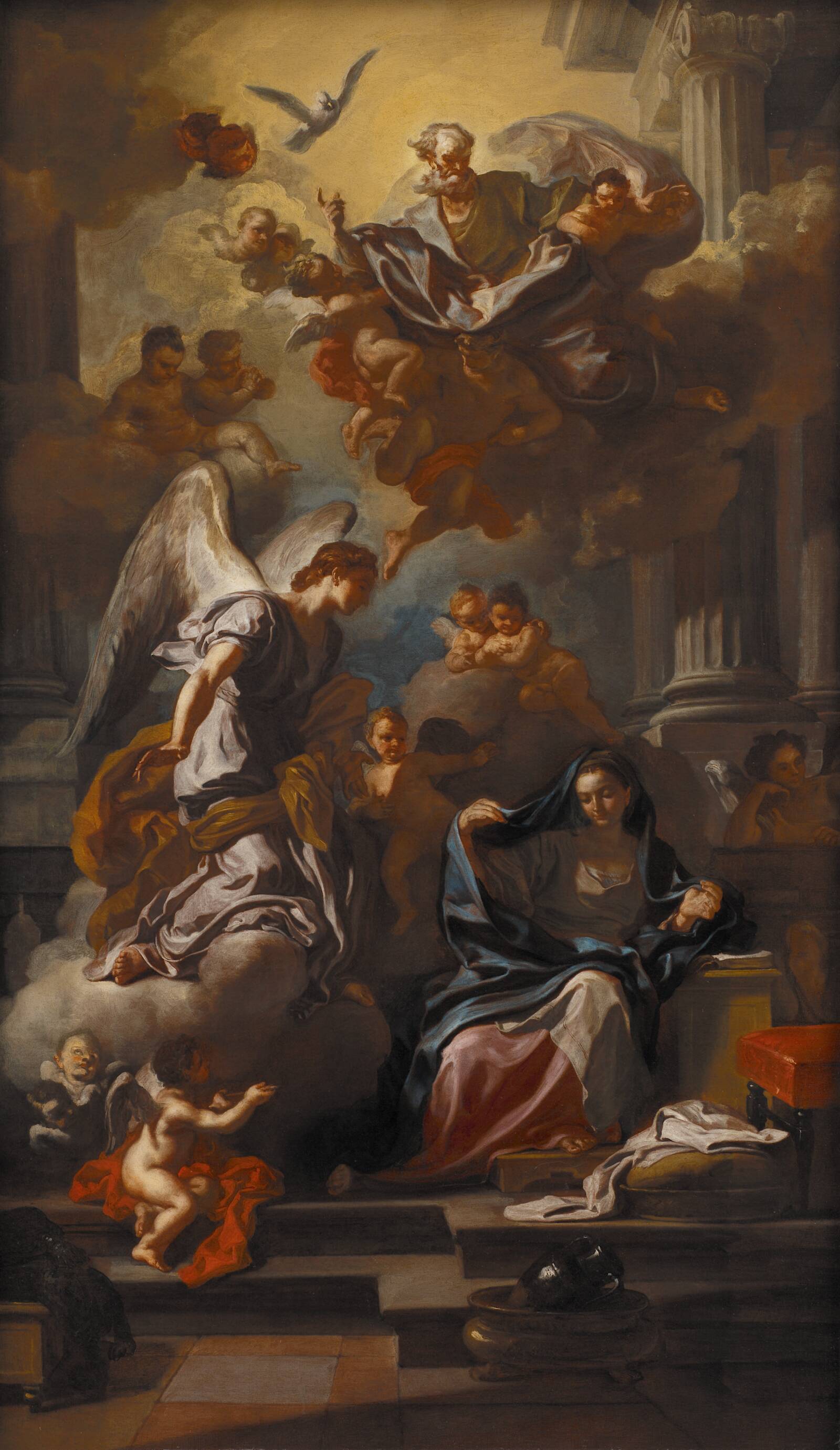 Mariæ Bebudelse, Francesco Solimena, 1672-1747